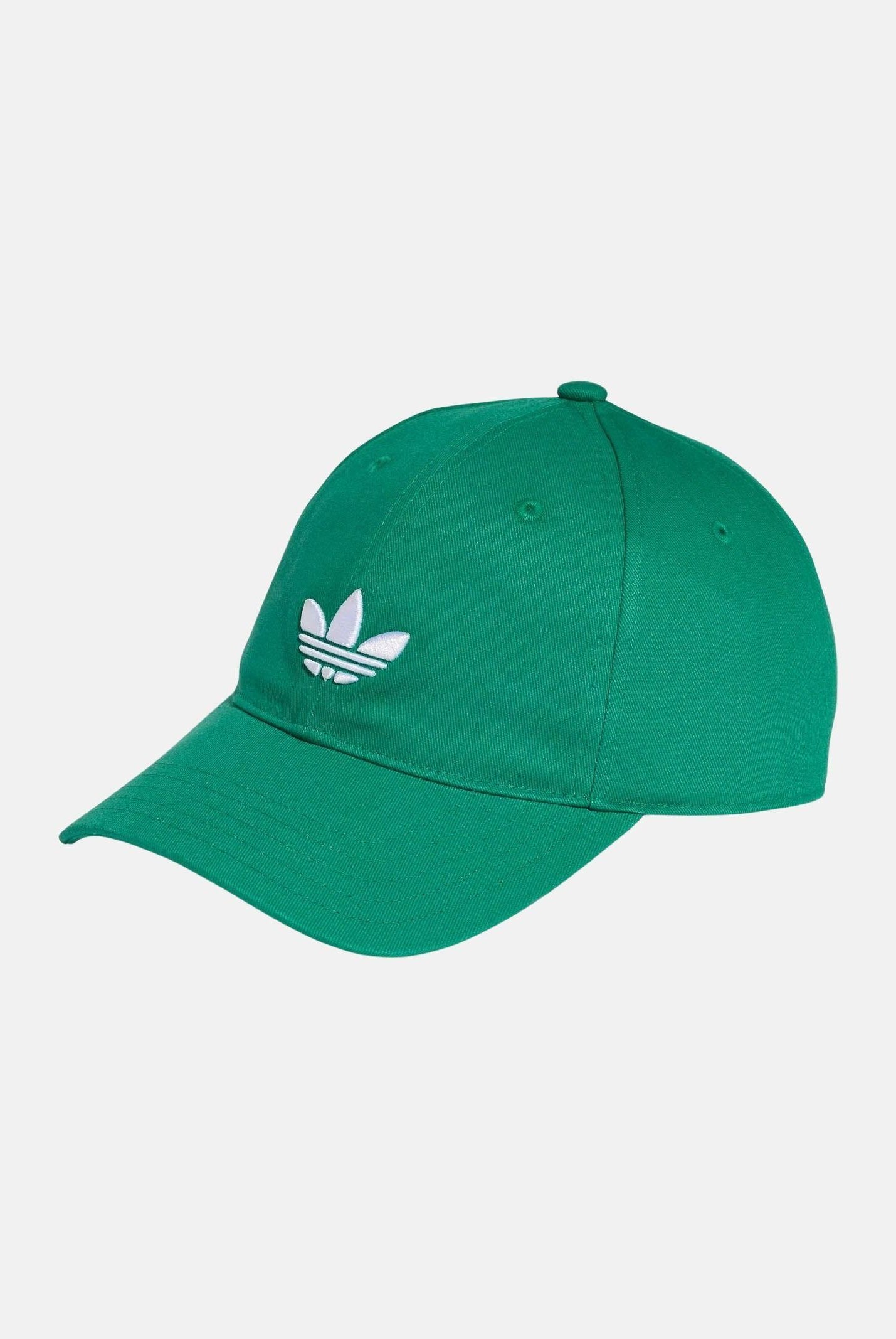 ADIDAS ORIGINALS Cappello con visiera Adicolor Classic Trefoil verde per uomo e donna KC8039 . ADIDAS ORIGINALS