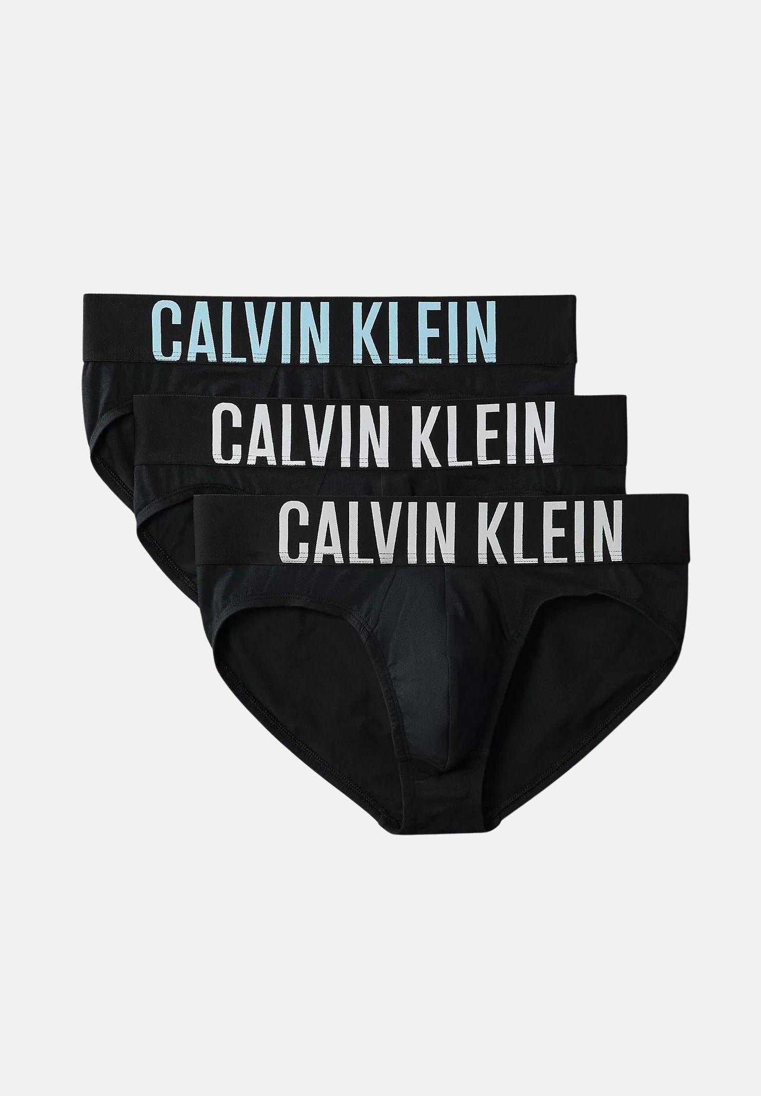 CALVIN KLEIN Set da 3 slip neri da uomo 000NB3607A 54L CALVIN KLEIN