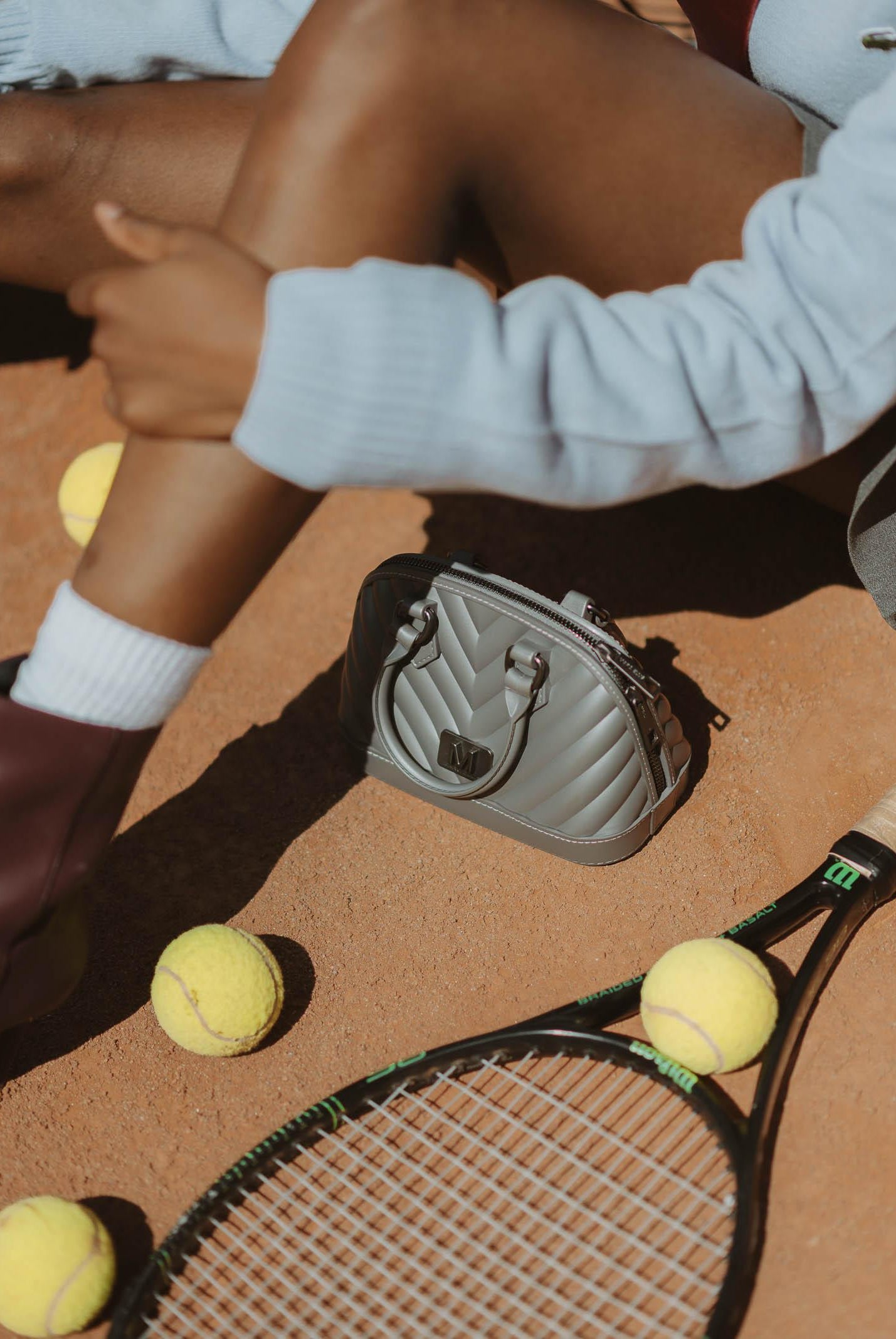 MARC ELLIS Borsa a mano Flat Maya25 grigia da donna FLAT-MAYA25 GUMEBR MARC ELLIS