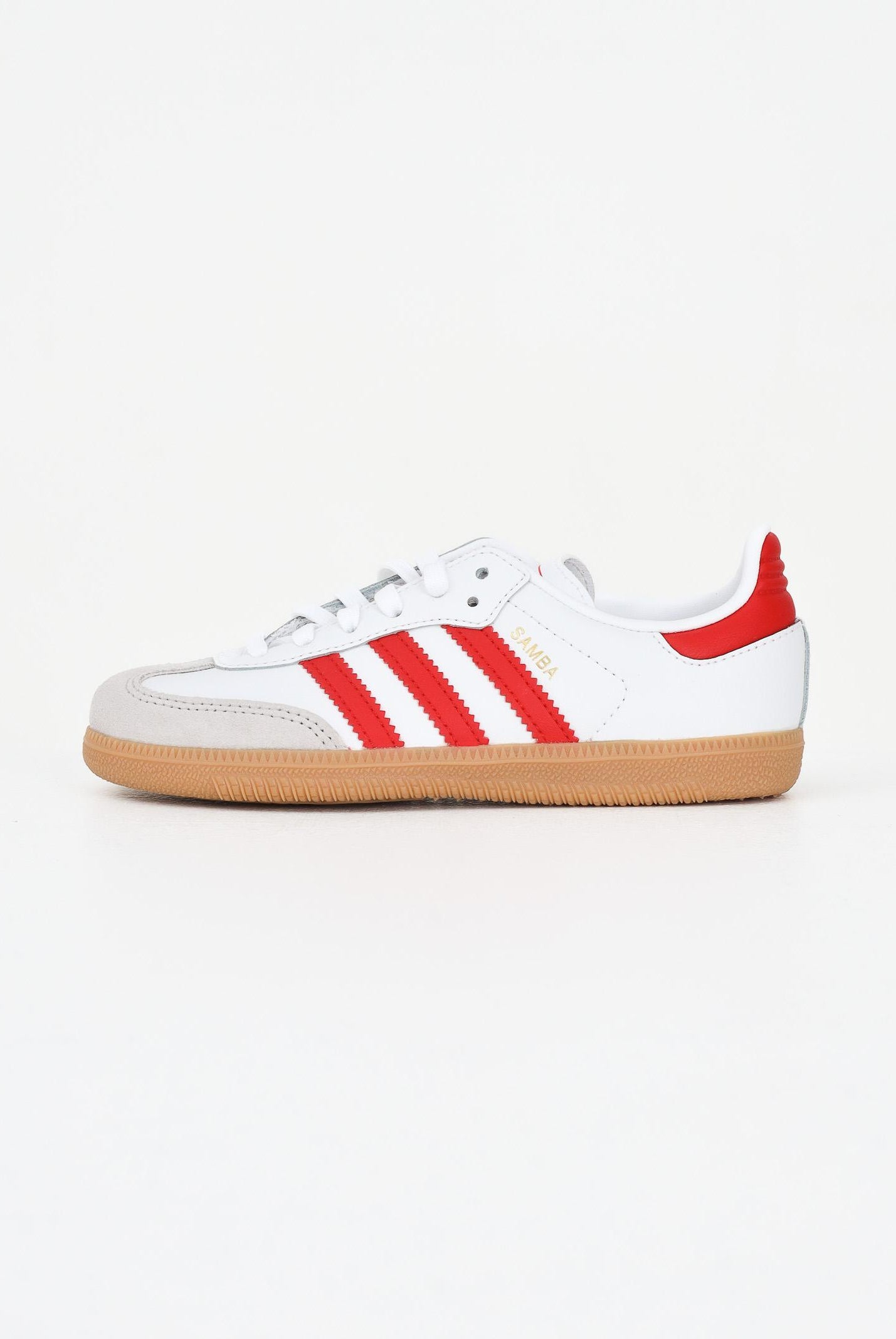 ADIDAS ORIGINALS Sneakers Samba OG bianche e rosse per bambino e bambina JQ2829 ADIDAS ORIGINALS