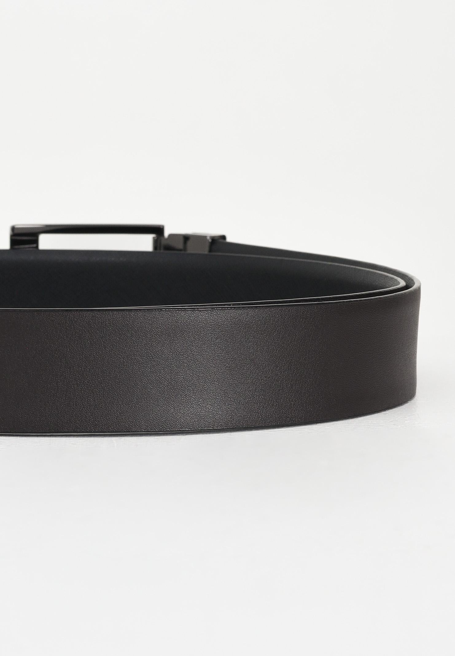 ARMANI EXCHANGE Cinutra reversibile nera e marrone da uomo 951060CC236 54120 ARMANI EXCHANGE