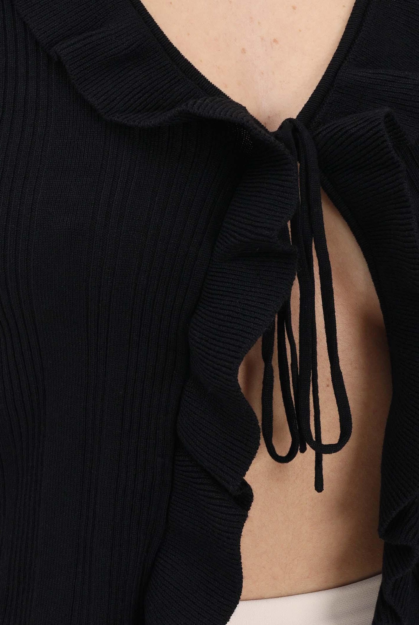 ONLY Top in maglia nero da donna 15364832 BL ONLY