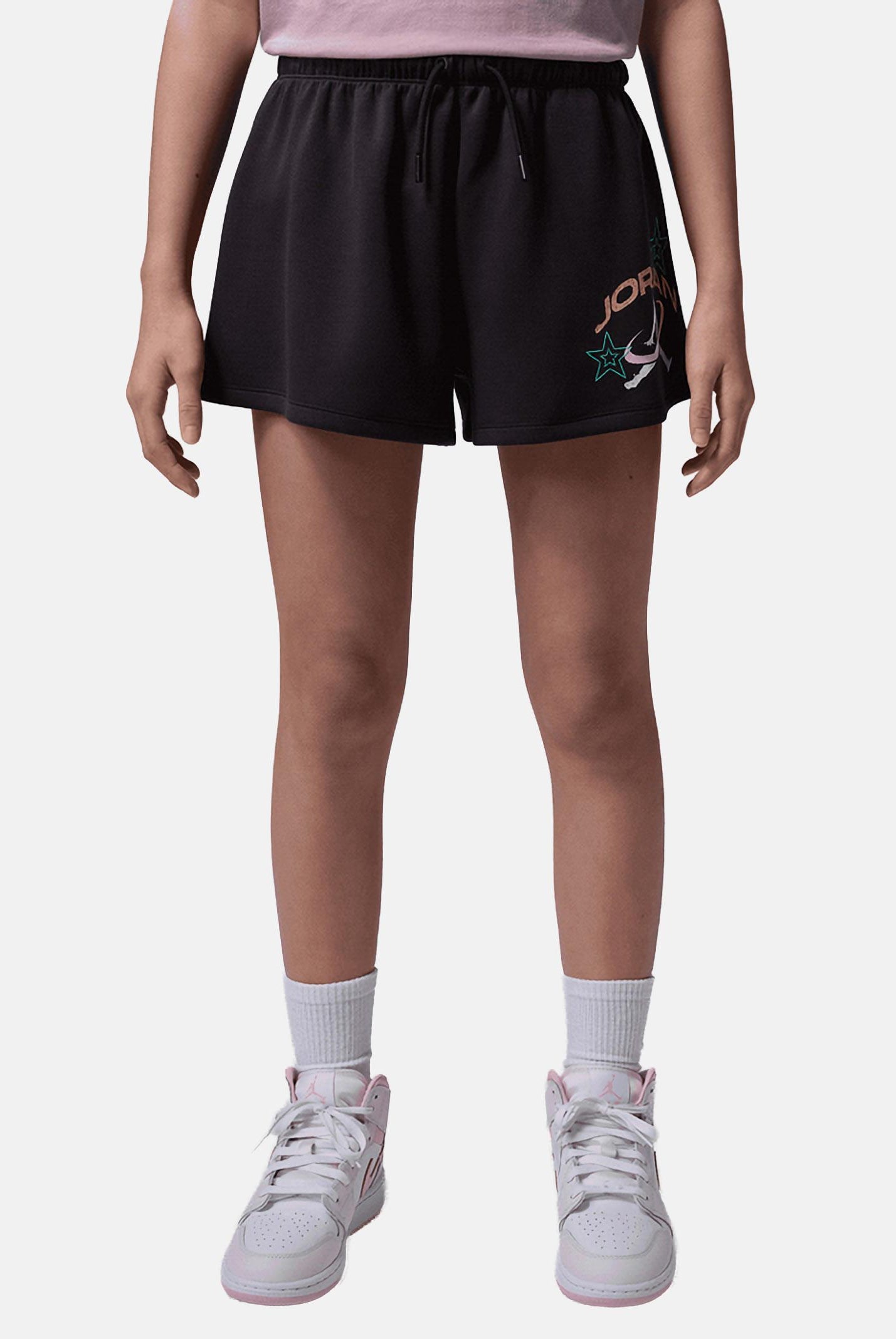 JORDAN Shorts sportivo Brooklyn Festival nero da bambina 45F827 G0T JORDAN