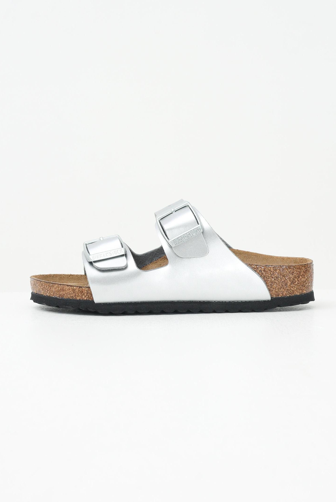 BIRKENSTOCK Ciabatte Arizona argento da bambina 1019400 . BIRKENSTOCK
