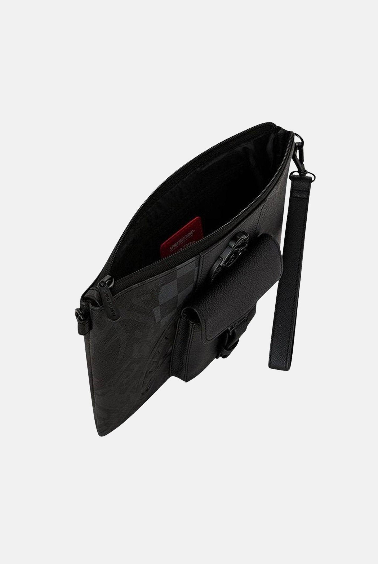 SPRAYGROUND Pochette 3AM MIX UP V2 nera per uomo e donna 910B9053NSZ . SPRAYGROUND