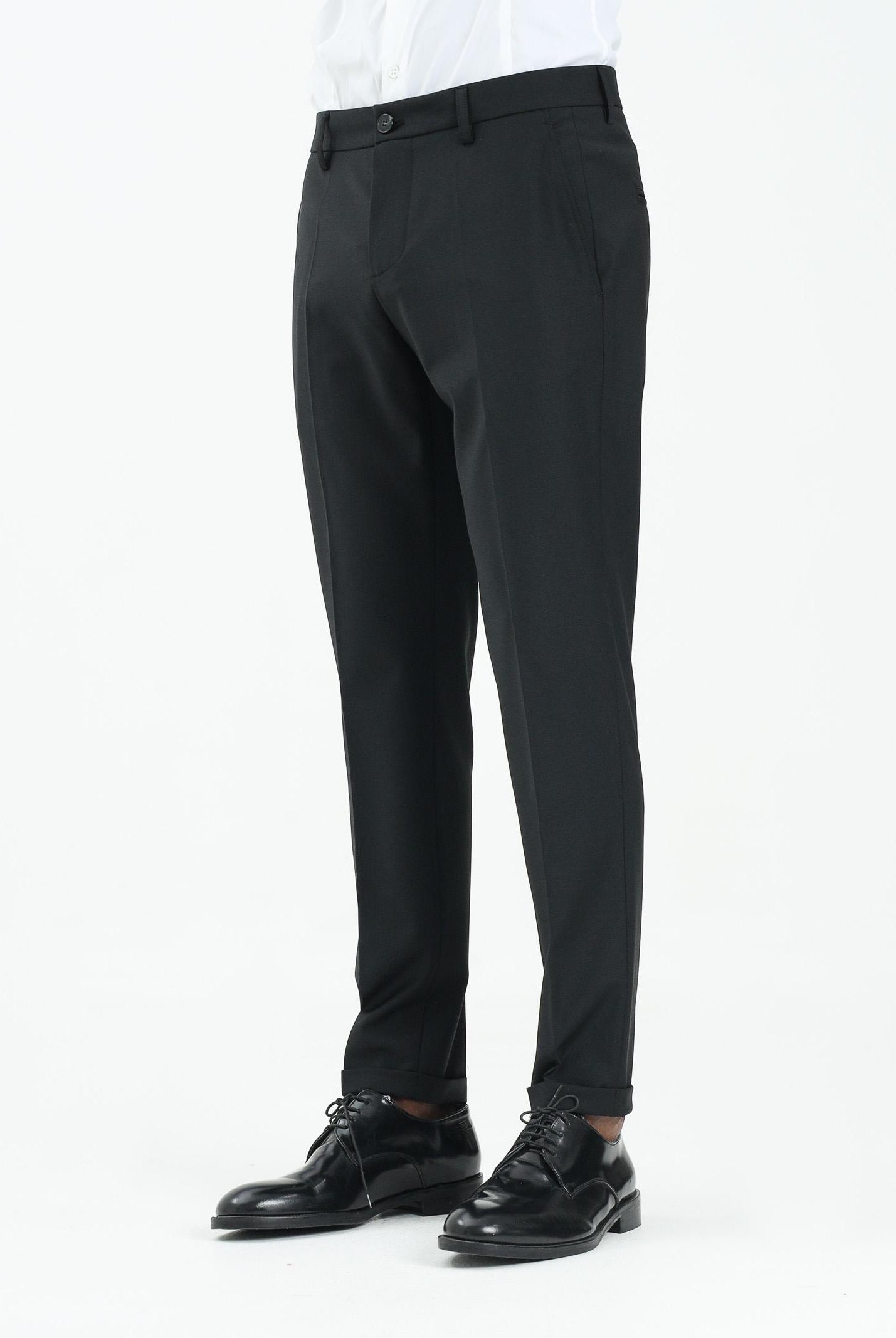 PATRIZIA PEPE Pantalone elegante nero da uomo 5PA429A1WK K102 PATRIZIA PEPE