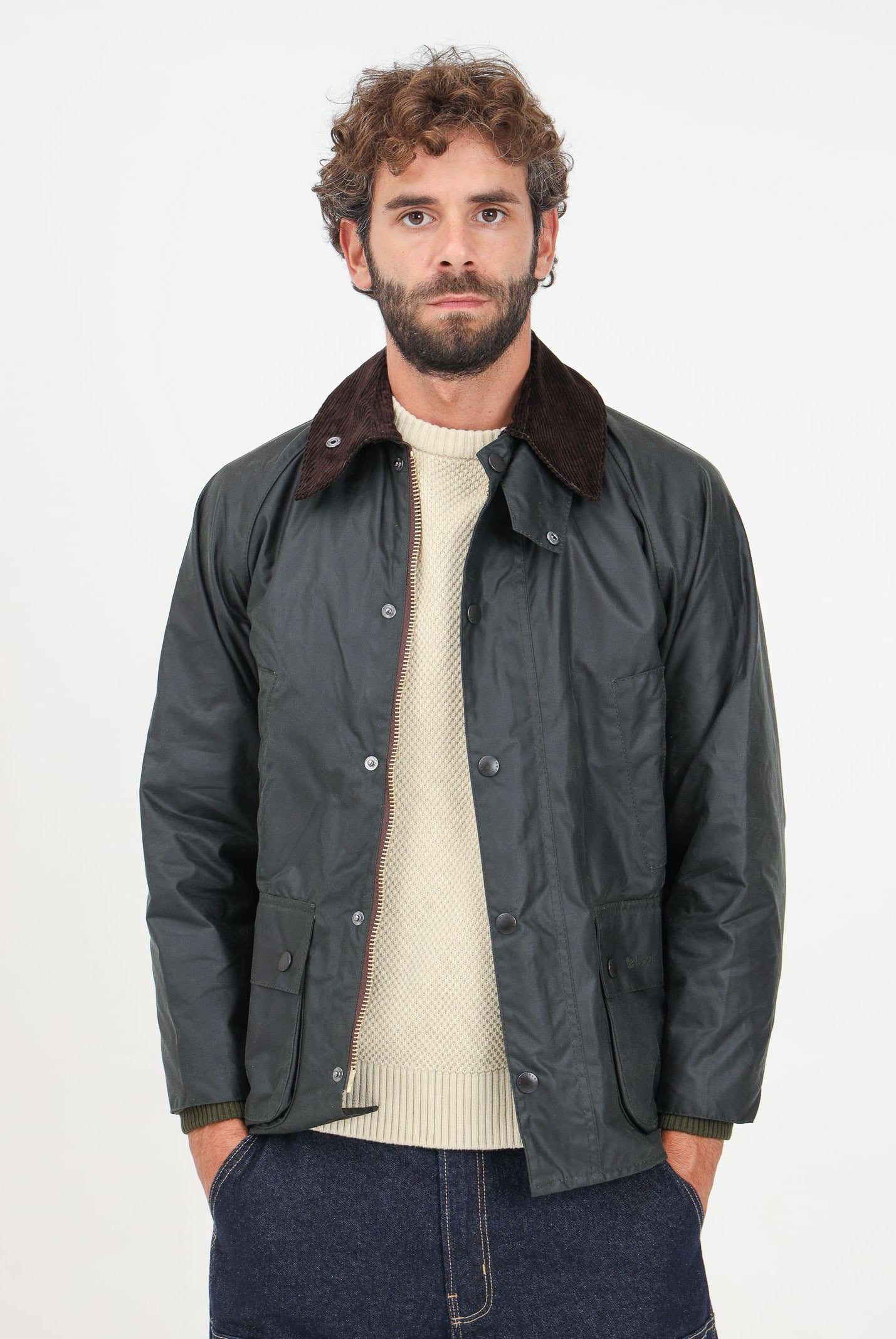 Giubbotto Bedale sage da uomo 242-MWX0018MWX SG91 BARBOUR