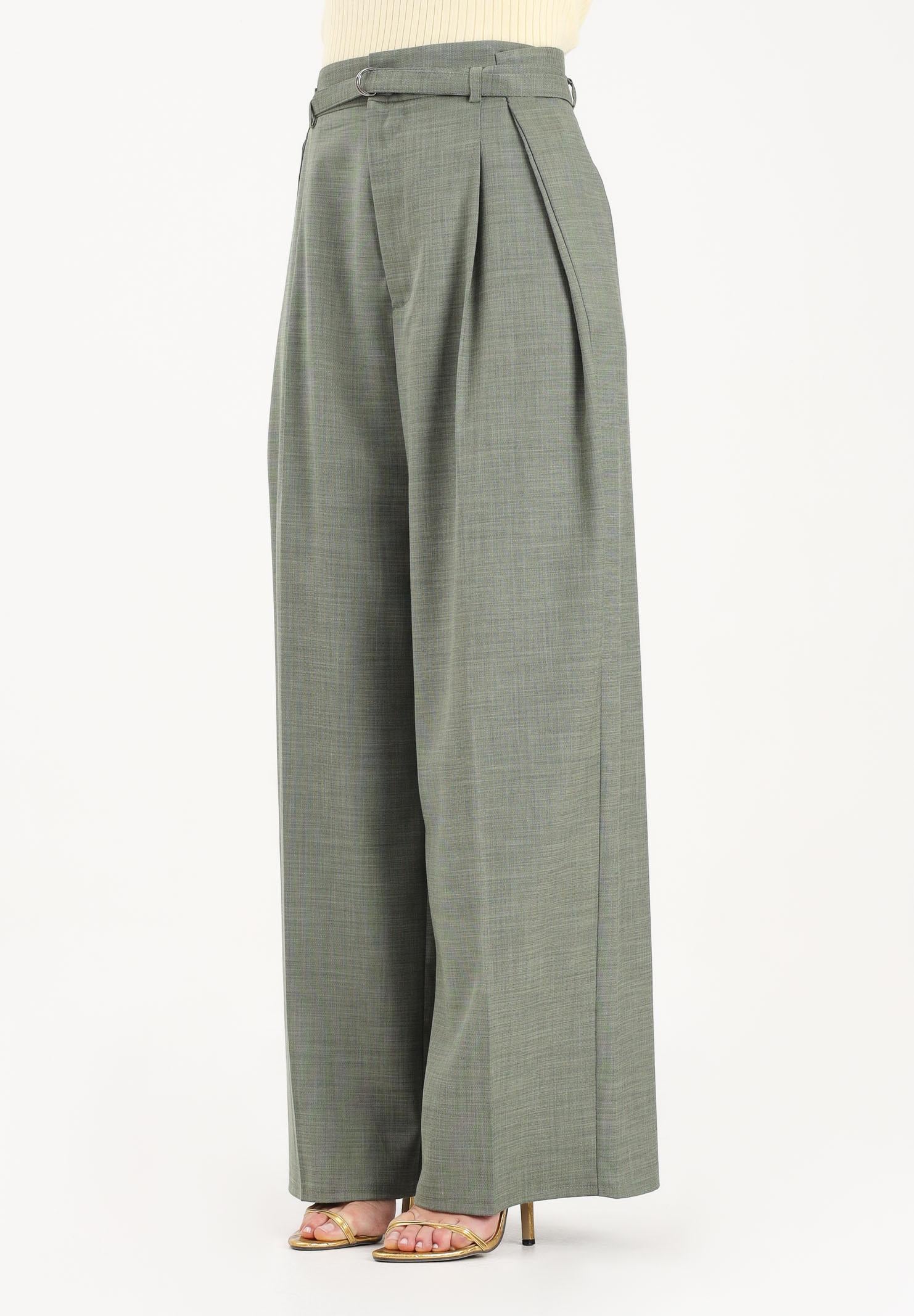 VICOLO Pantalone elegante verde salvia da donna TAB0092 ABU17 VICOLO