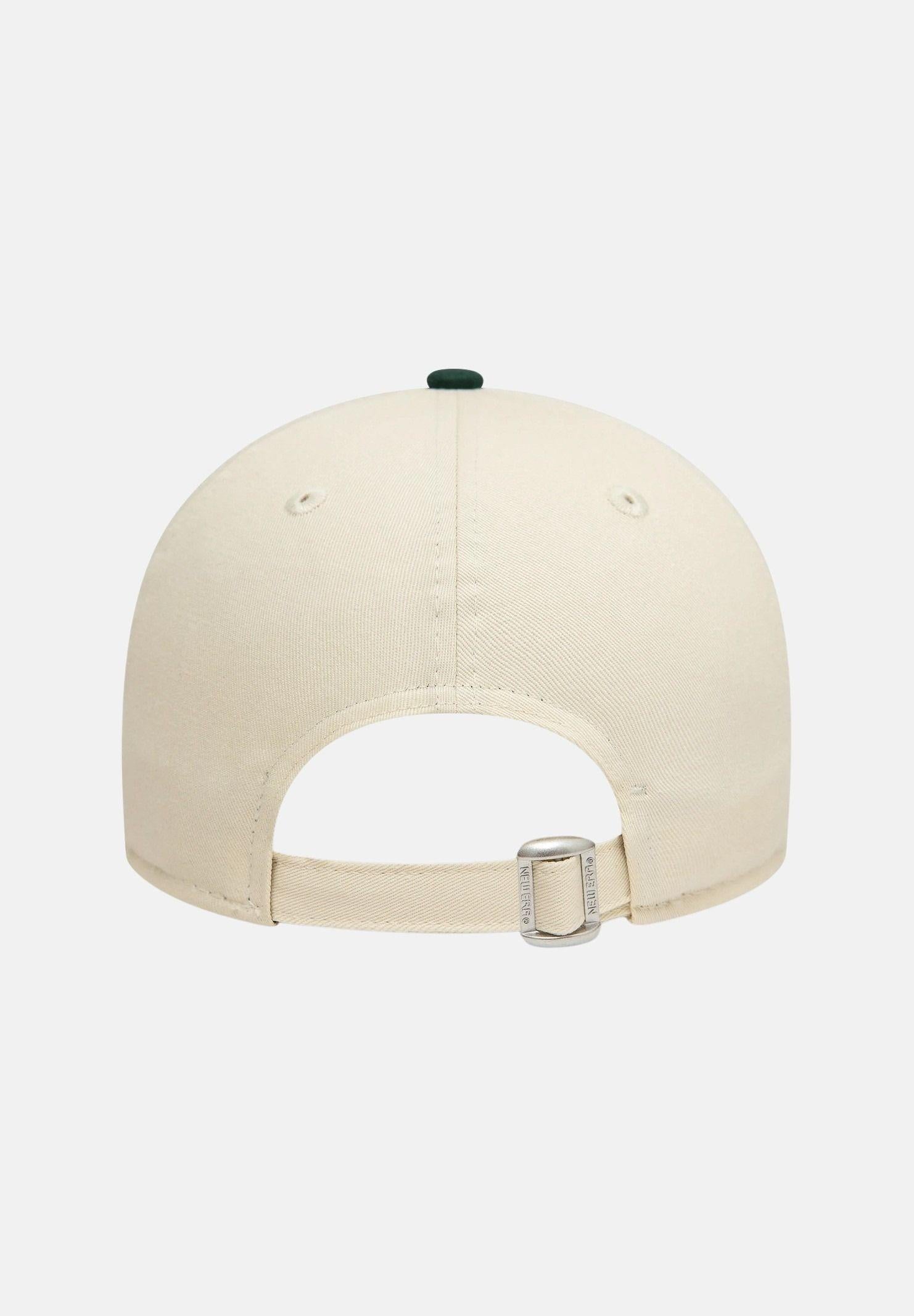 NEW ERA Cappello con visiera 9FORTY A-Frame Oakland Athletics panna e verde per uomo e donna 60595214 . NEW ERA