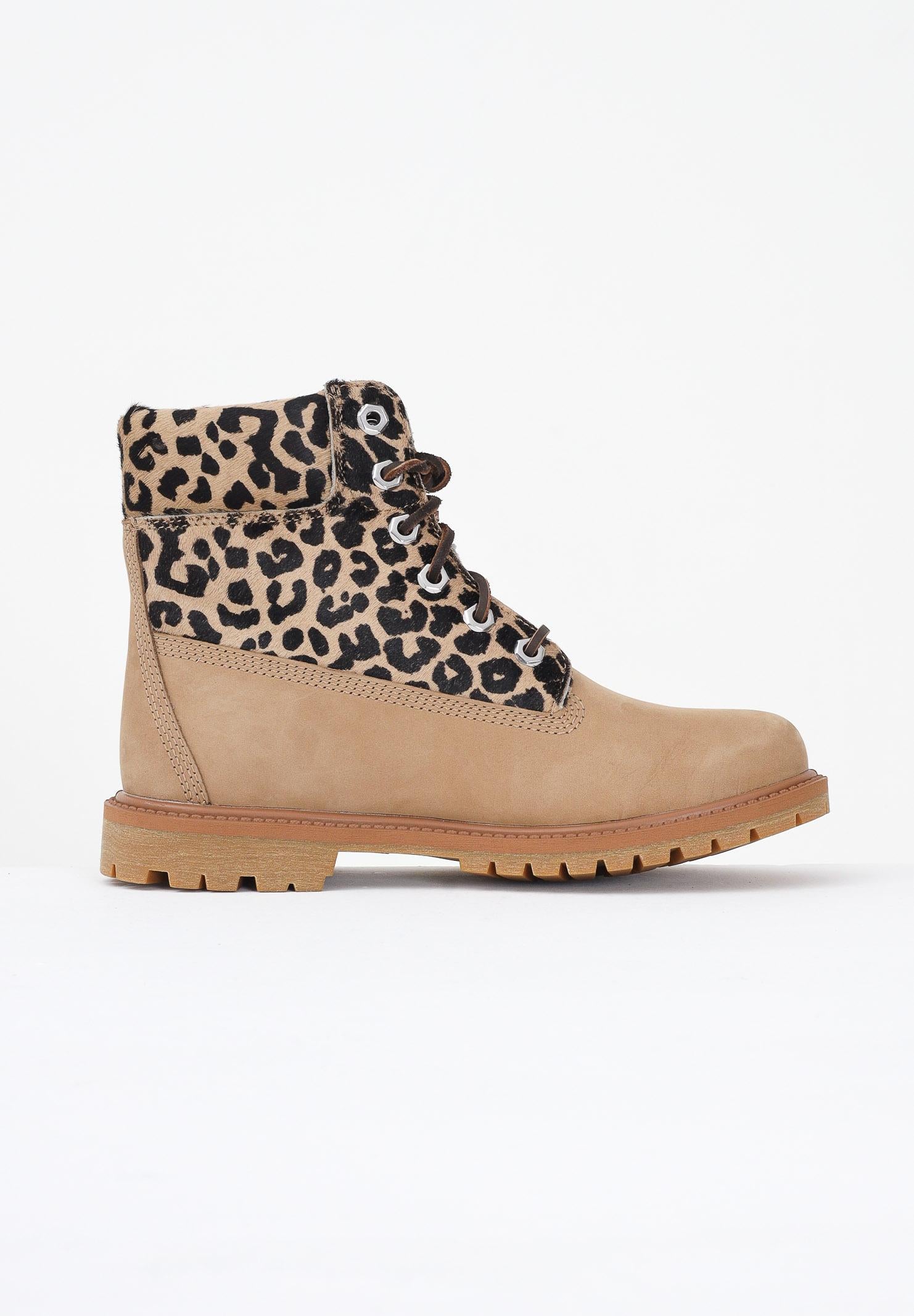 TIMBERLAND Anfibi Timberland® Premium 6-Inch beige e animalier da donna TB0A5M5NEN31 . TIMBERLAND