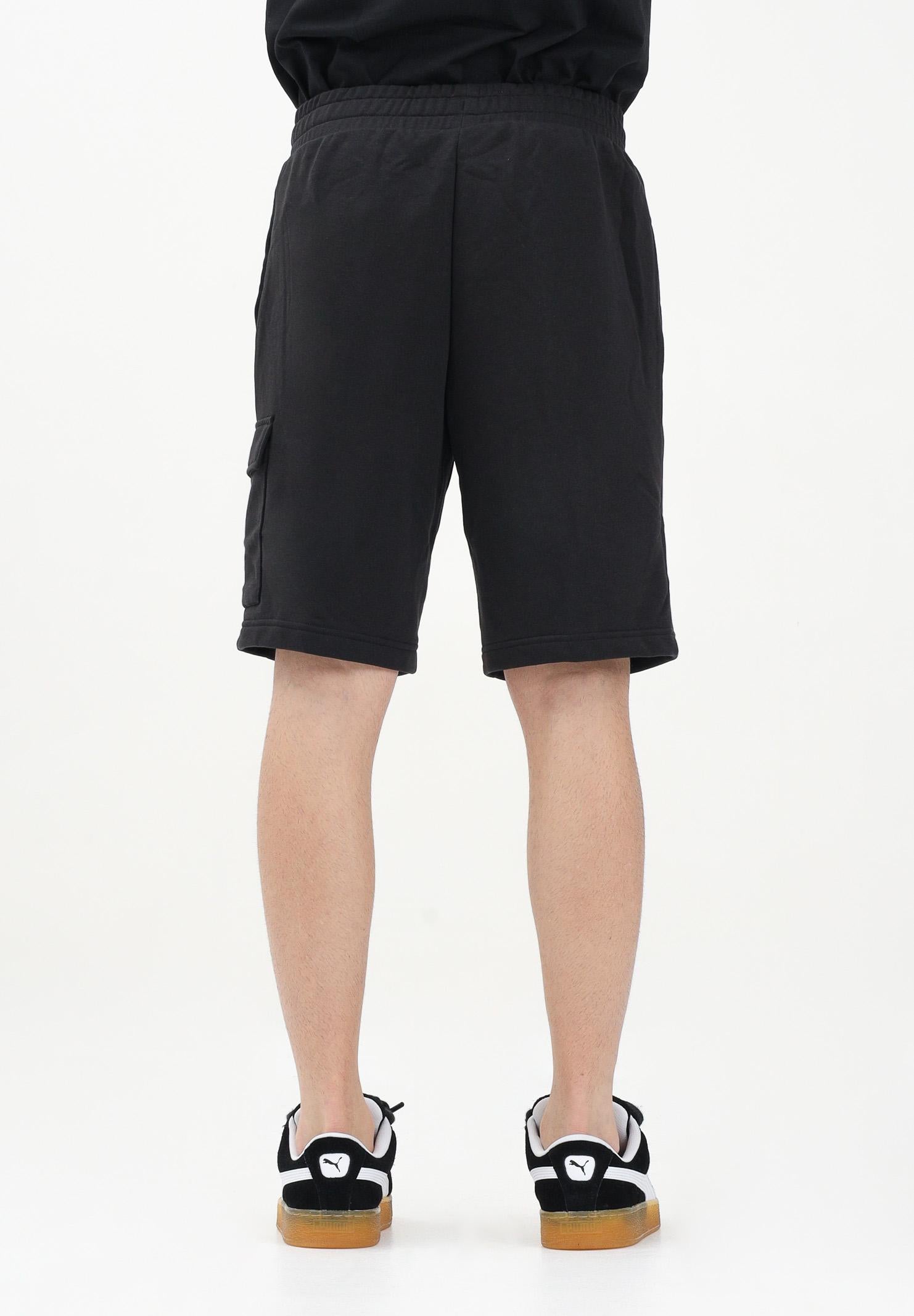 PUMA Shorts cargo Essentials con logo N. 1 nero da uomo 682662 01 PUMA
