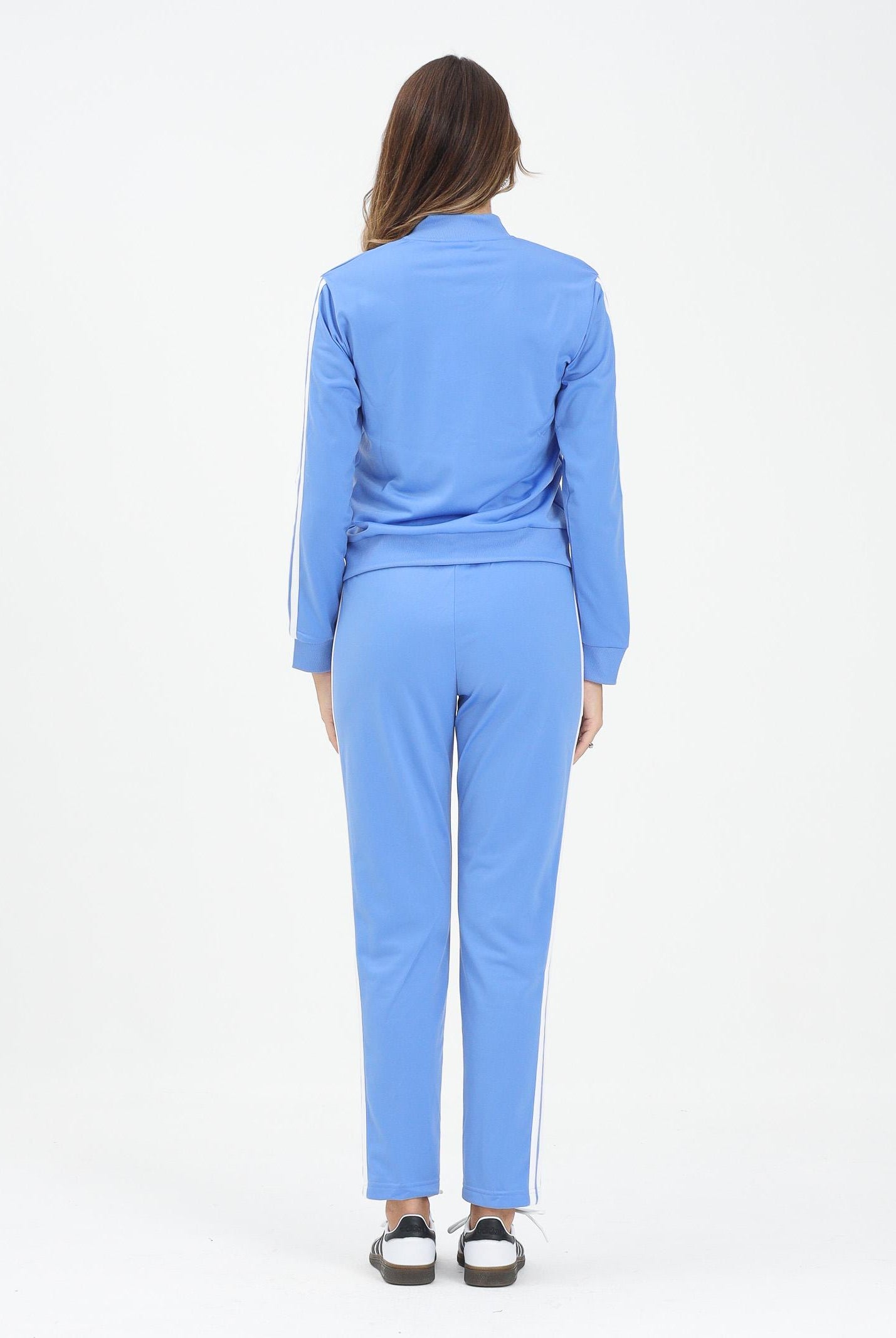 ADIDAS PERFORMANCE Tuta sportiva Essentials 3-Stripes azzurra da donna JX0508  ADIDAS PERFORMANCE