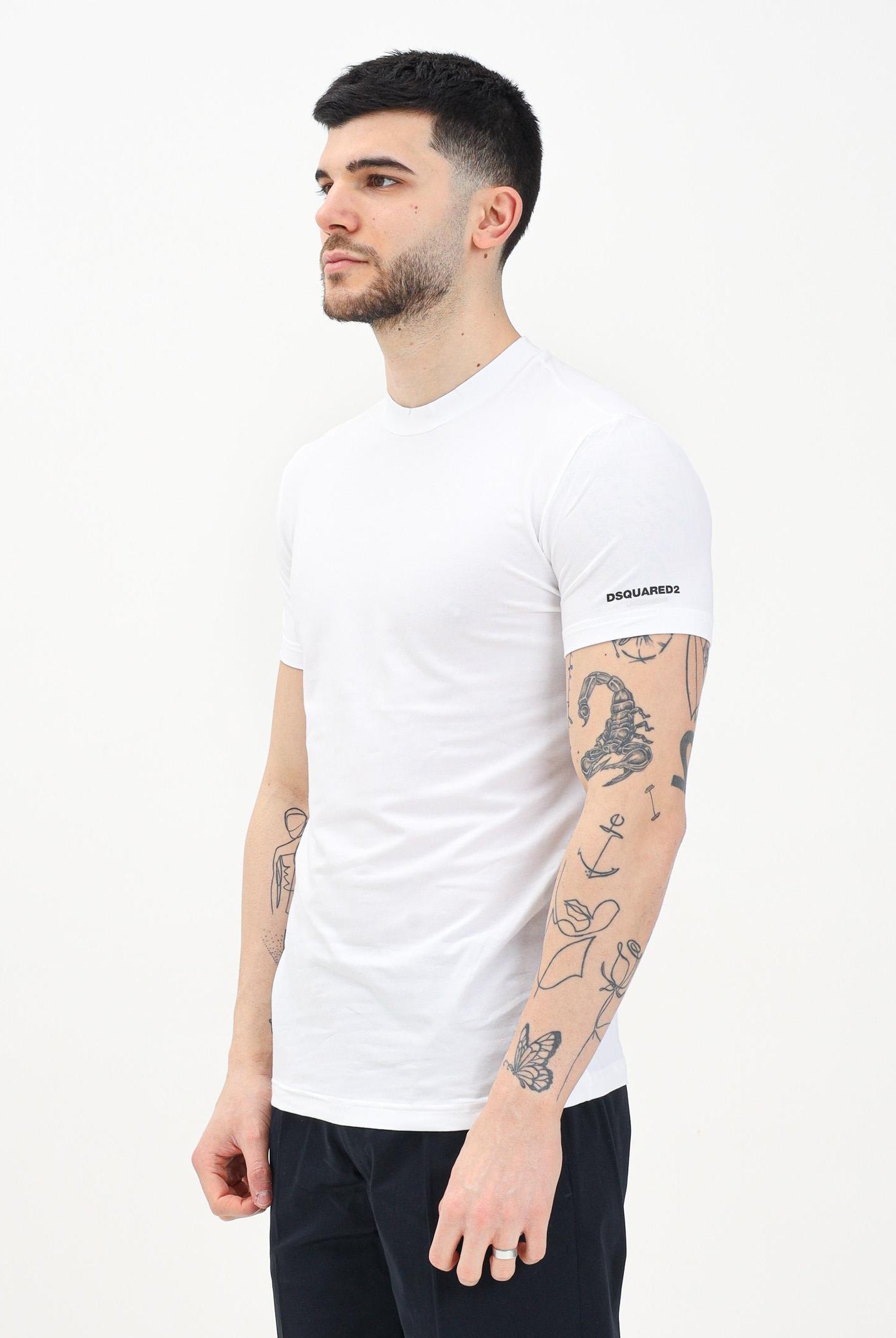 T-shirt manica corta regular fit primavera estate DCX250070 100 DSQUARED2