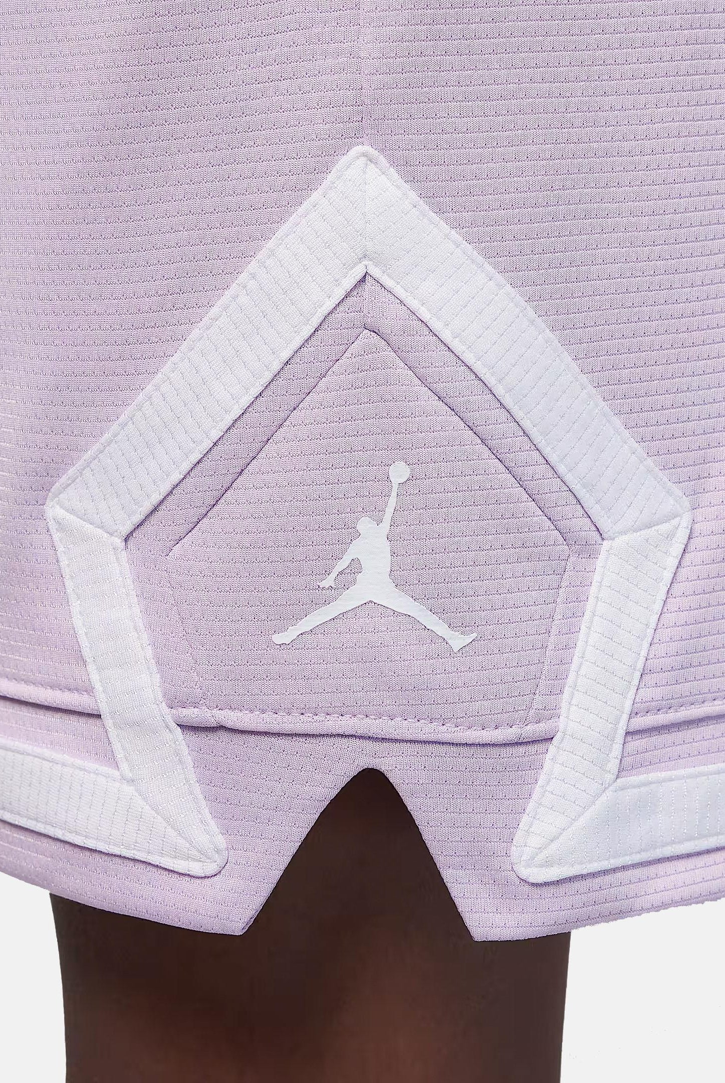 JORDAN Shorts sportivo lilla da bambina con logo 45D403 P6I JORDAN