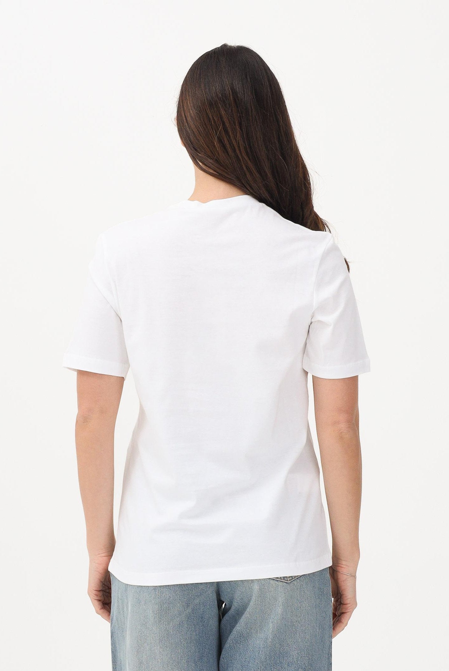 MARNI T-shirt a manica corta bianca per donna, ragazzi e bambini con logo M01601M00RF 0M100 MARNI