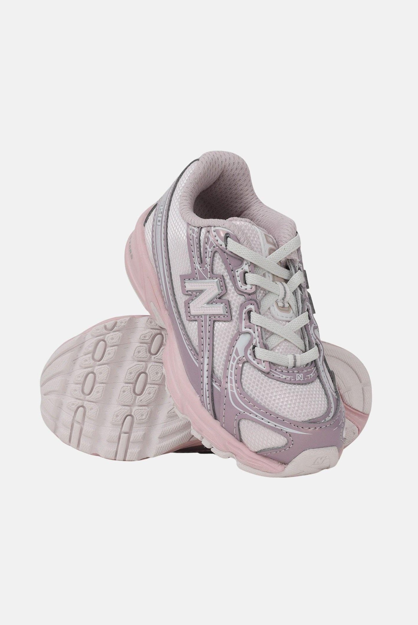 NEW BALANCE Sneakers 740 Bungee Lace rosa da neonato I74062H . NEW BALANCE