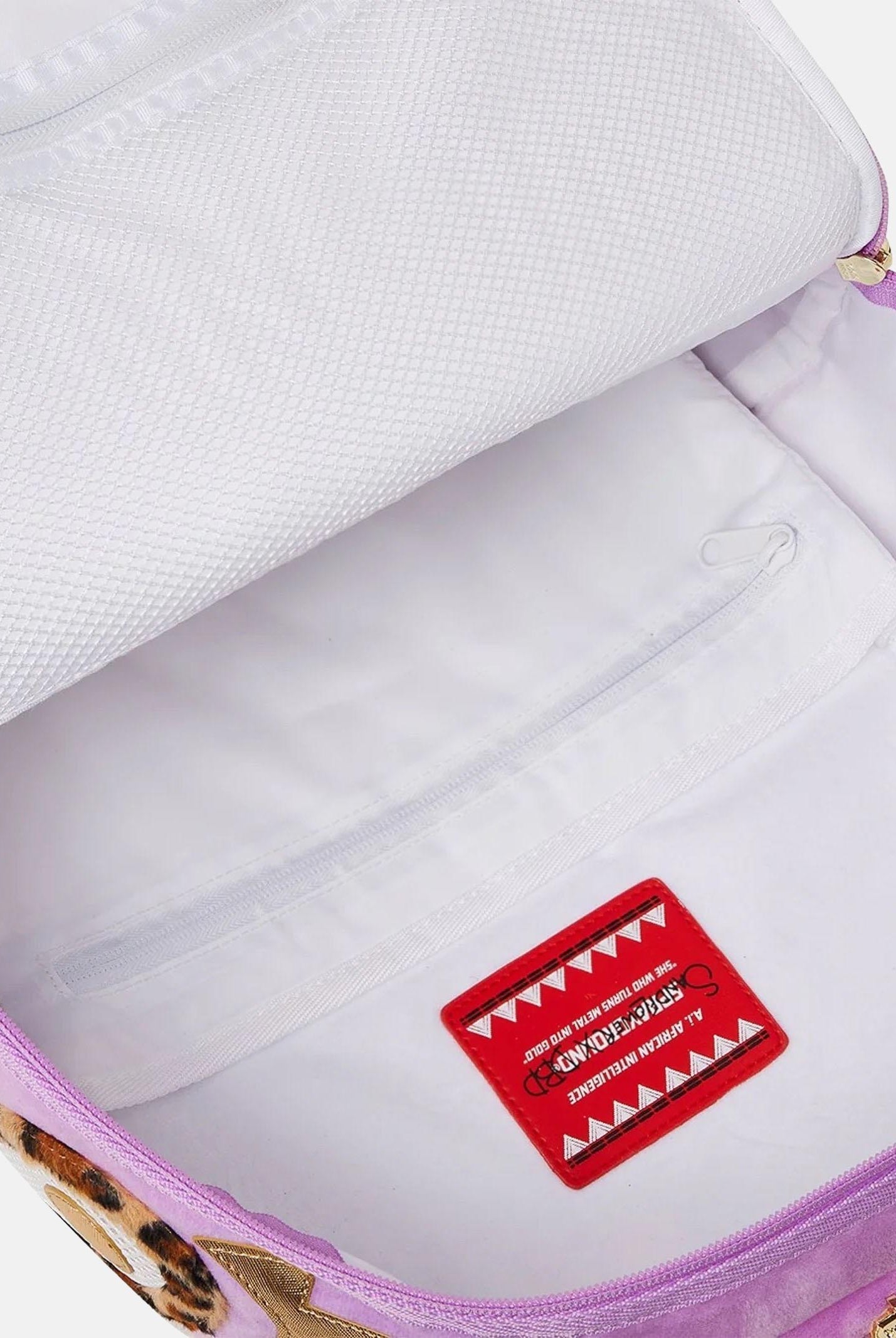 SPRAYGROUND Zaino Pink Safari Dlxsv panna da donna 910B7281NSZ SPRAYGROUND