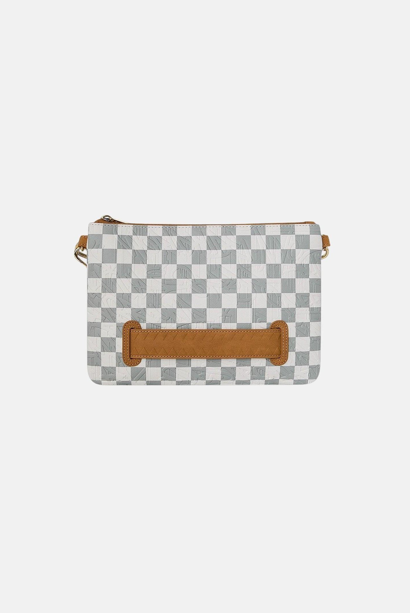SPRAYGROUND Pochette 3AM CREAM bianca e grigia per uomo e donna 910B8984NSZ . SPRAYGROUND