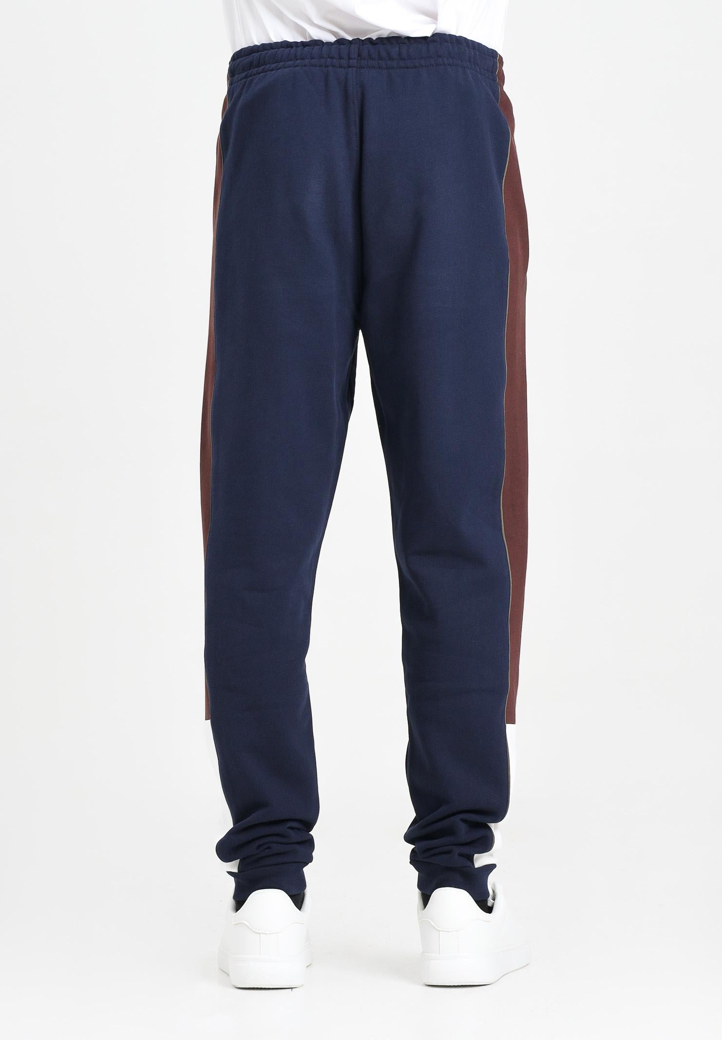 LACOSTE Pantalone sportivo blu da uomo con motivo color block XH5923 6WZ LACOSTE