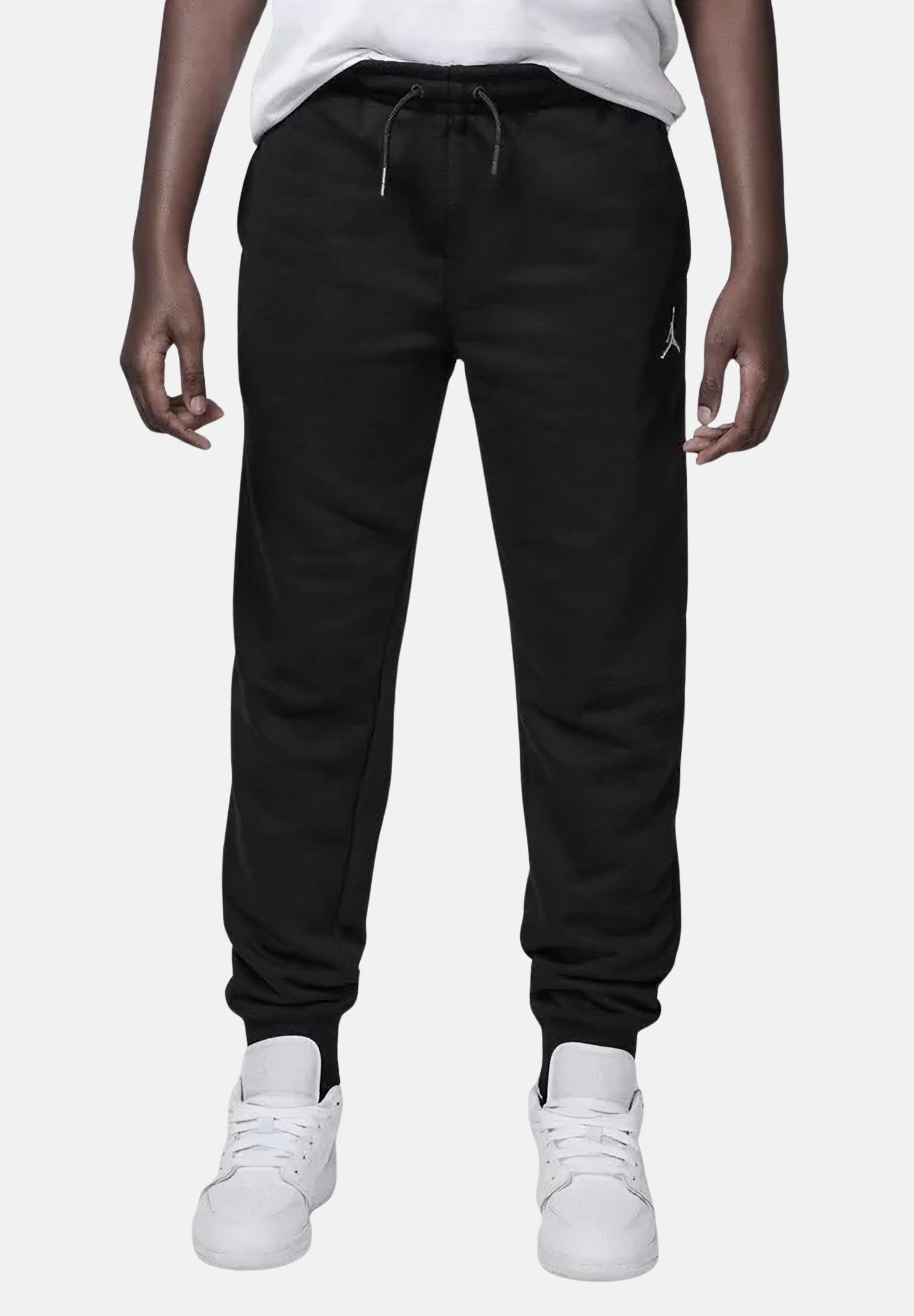 JORDAN Pantalone sportivo Jordan MJ Brooklyn French Terry Essentials nero per bambino e bambina 95D390 023 JORDAN