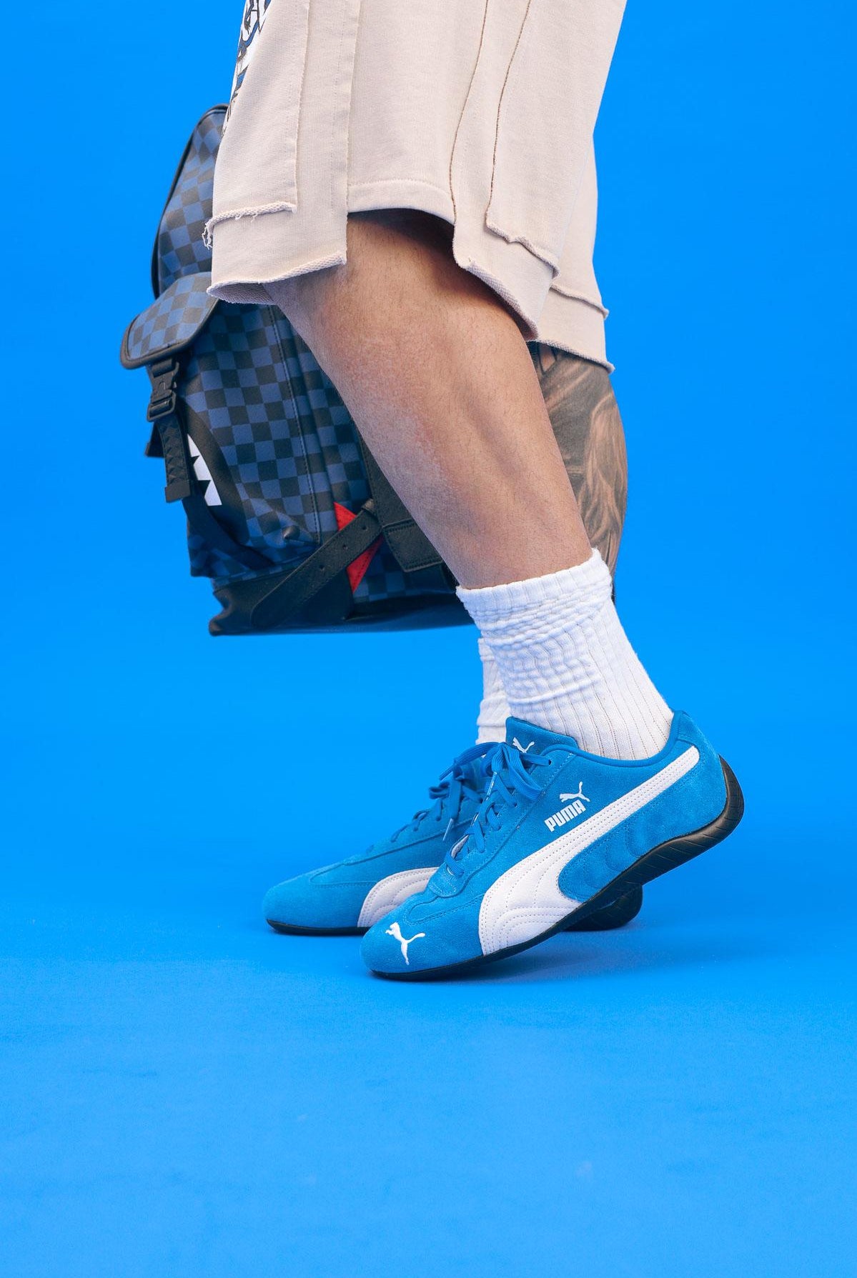 PUMA Sneakers Speedcat OG azzurre per uomo e donna 398846 18 PUMA