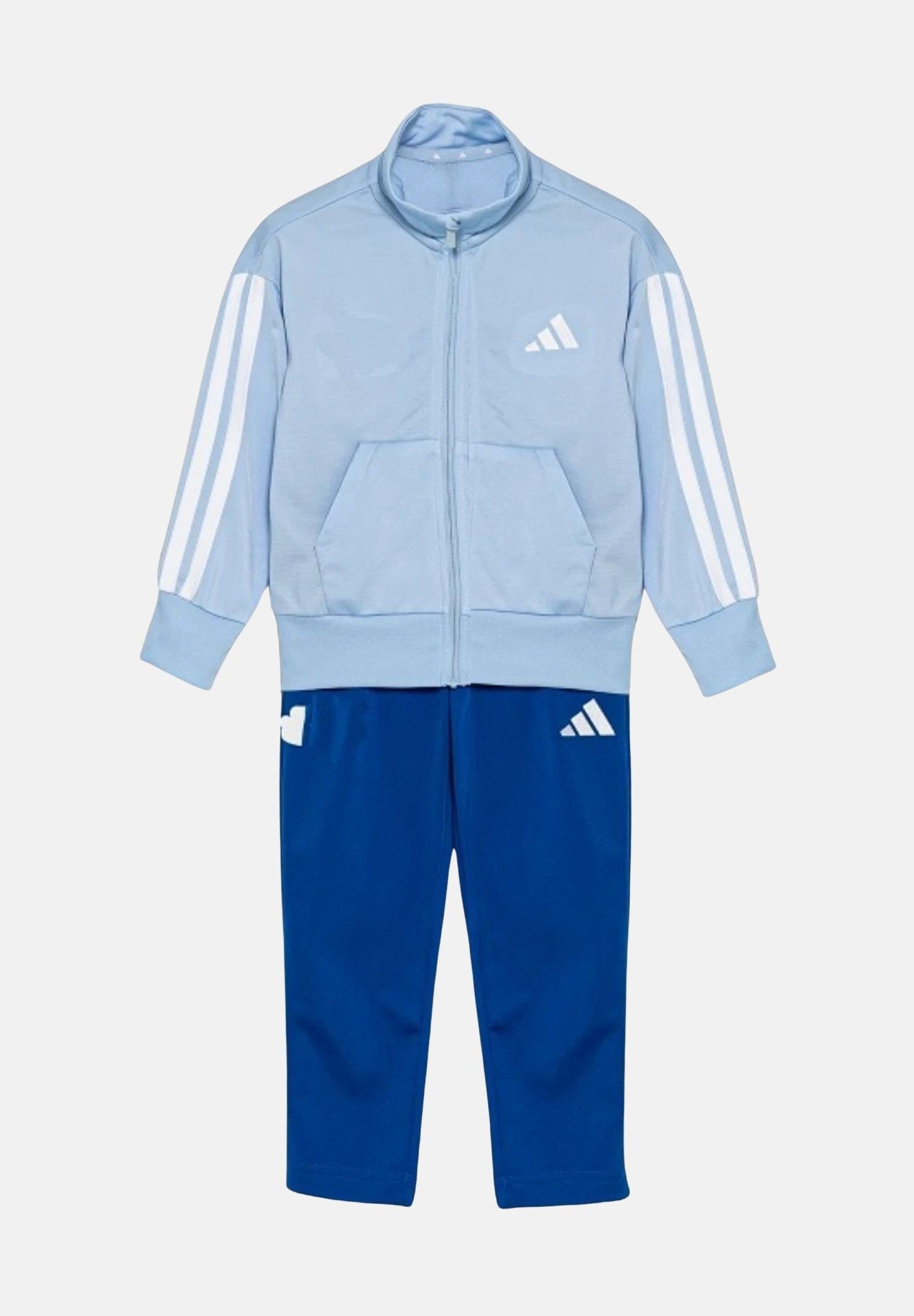 Tuta 3-Stripes blu e azzurra da bambino JC9622 ADIDAS PERFORMANCE