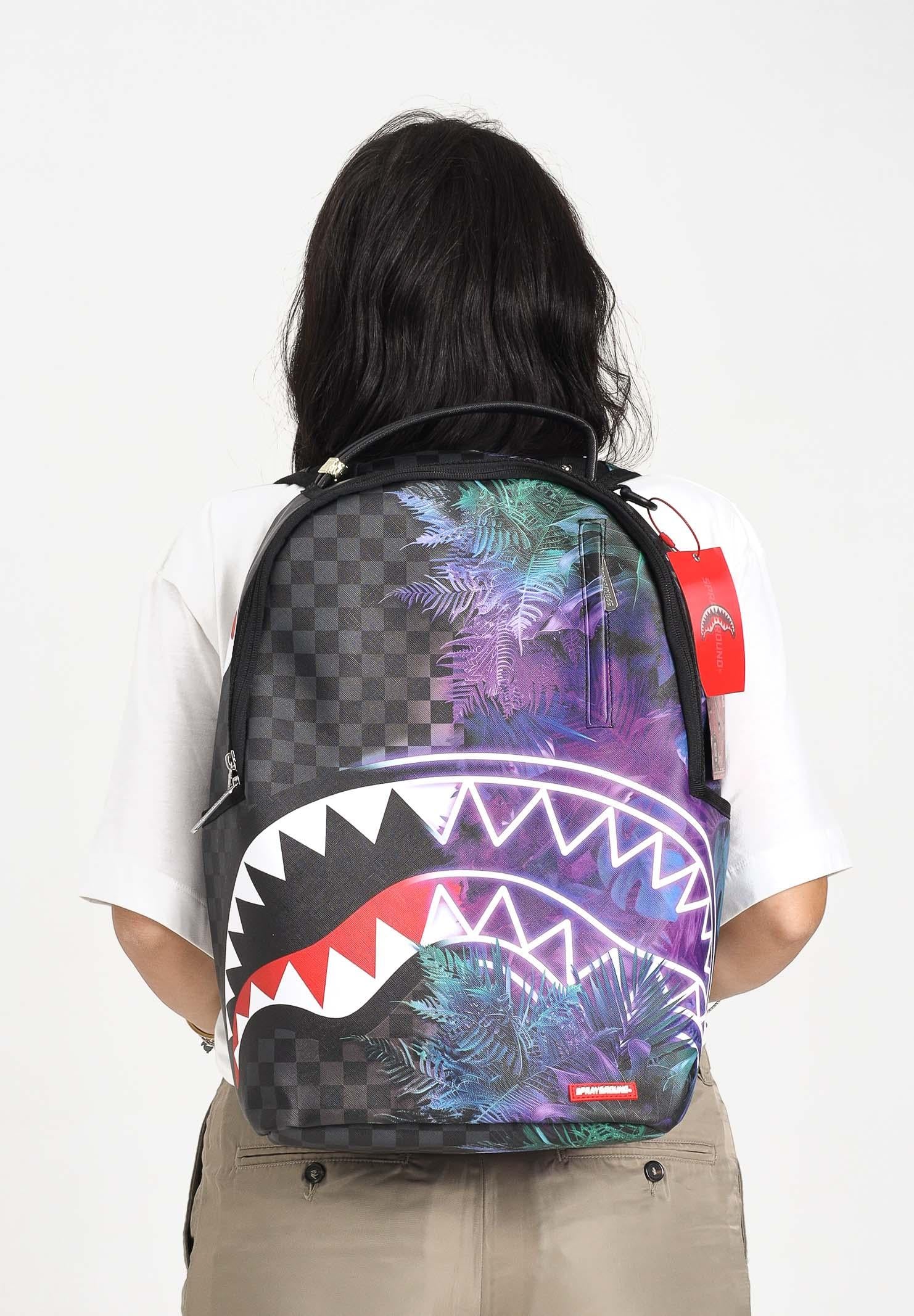 SPRAYGROUND Zaino TREEHOUSE PARTY DLXSV nero per uomo e donna 910B7598NSZ SPRAYGROUND