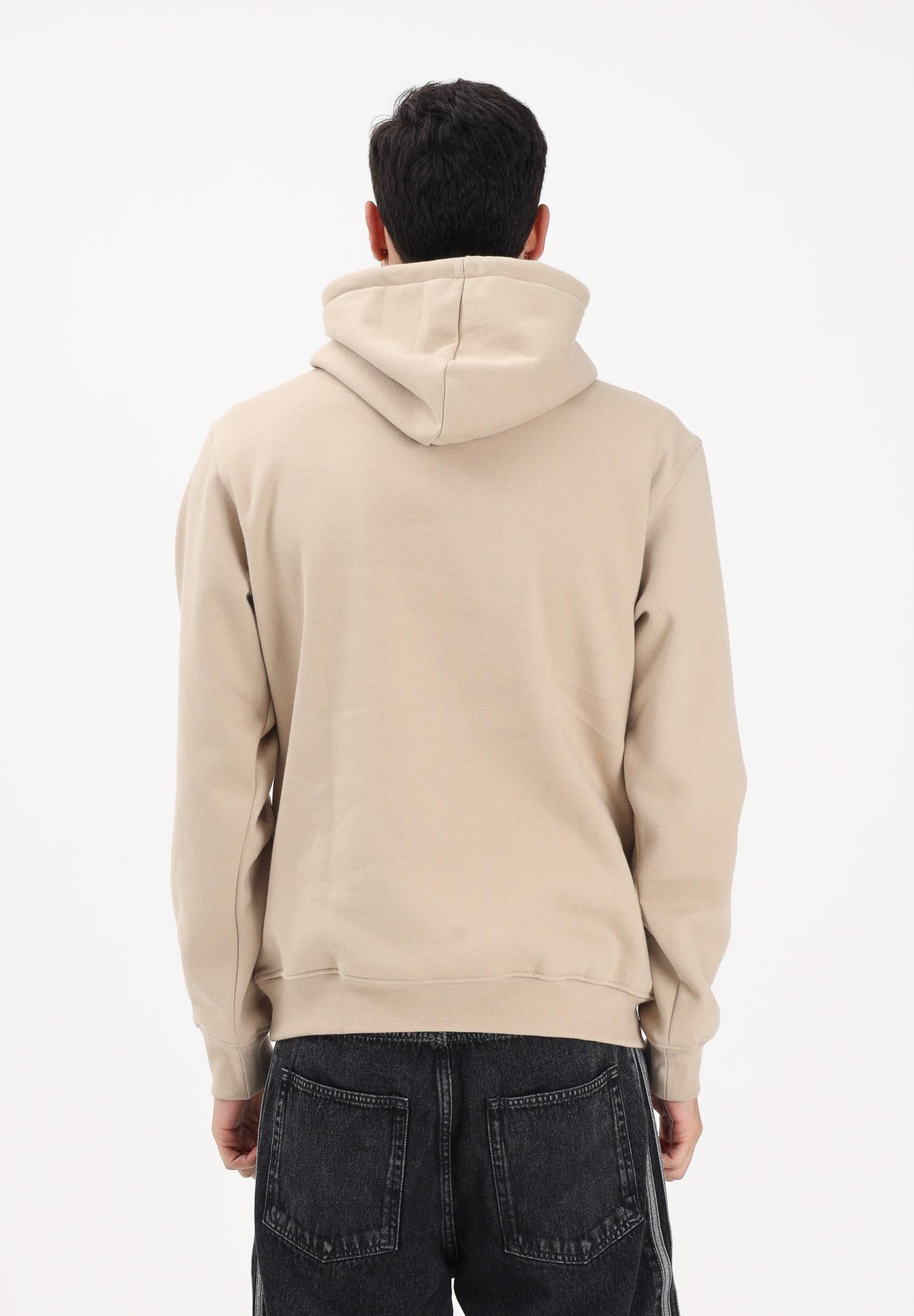 ADIDAS ORIGINALS Felpa con cappuccio TREFOIL ESSENTIALS beige da uomo KE1187 . ADIDAS ORIGINALS