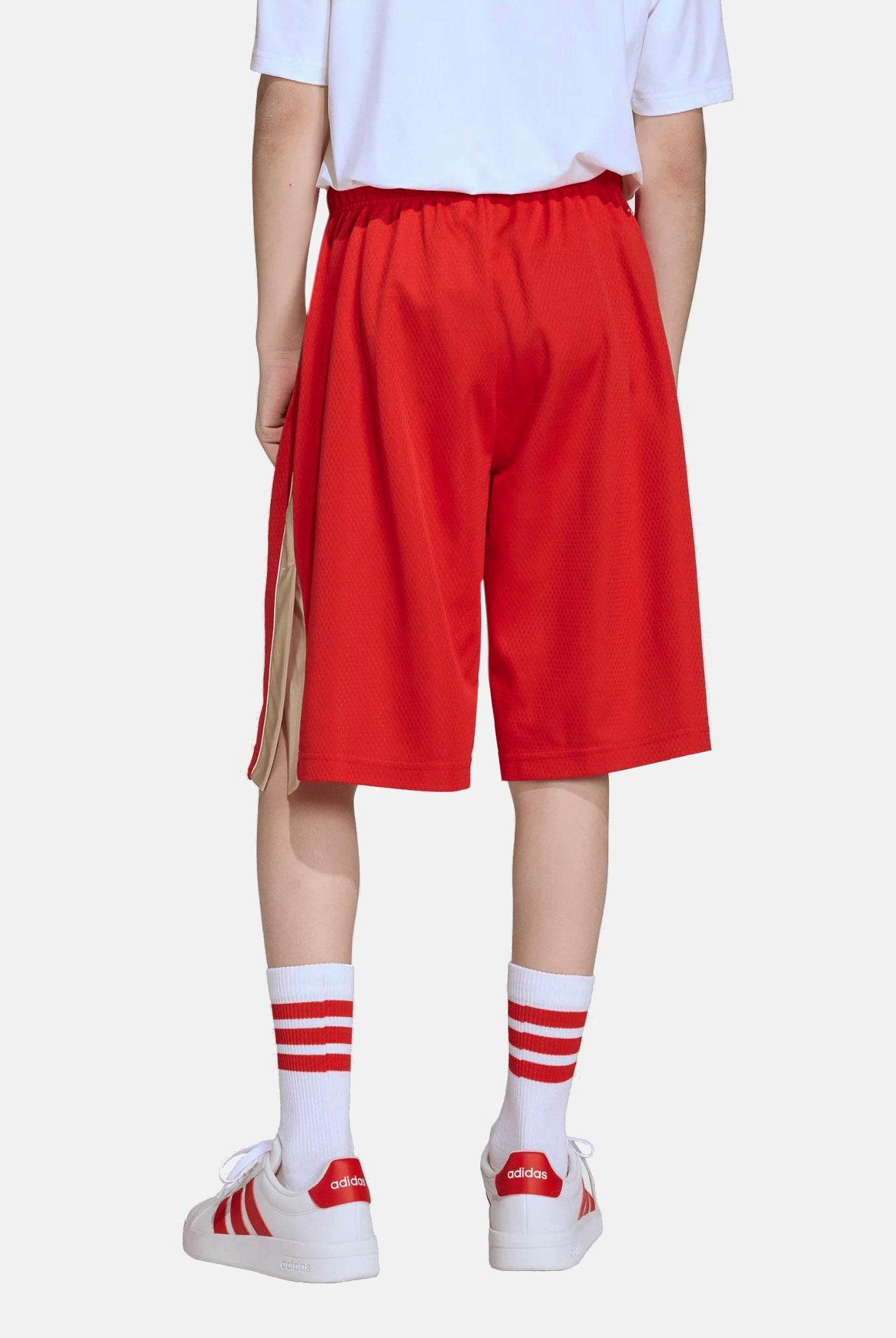 ADIDAS PERFORMANCE Shorts sportivo Stadium Mesh rosso da bambino KD3409 . ADIDAS PERFORMANCE