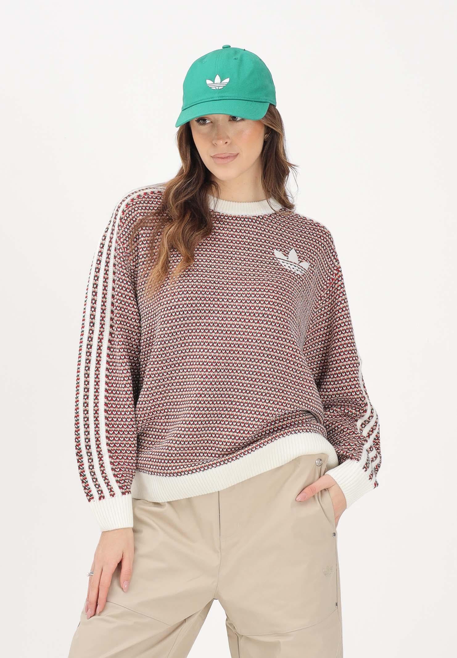 ADIDAS ORIGINALS Maglioncino girocollo Holiday Pack Knit multicolore per uomo e donna KQ6291 . ADIDAS ORIGINALS