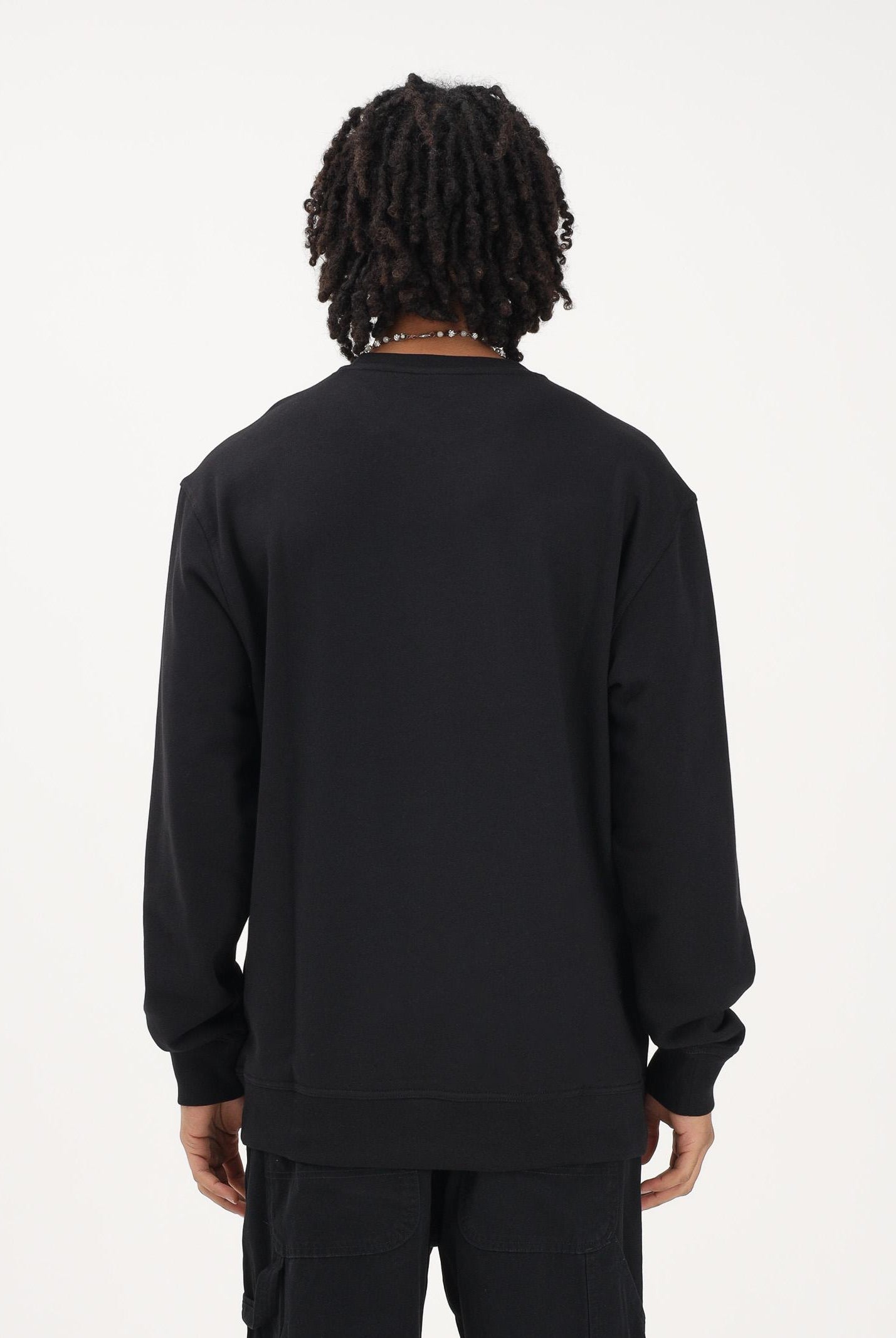 DICKIES Felpa girocollo Loretto nera da uomo DK0A88OCBLK1 . DIckies