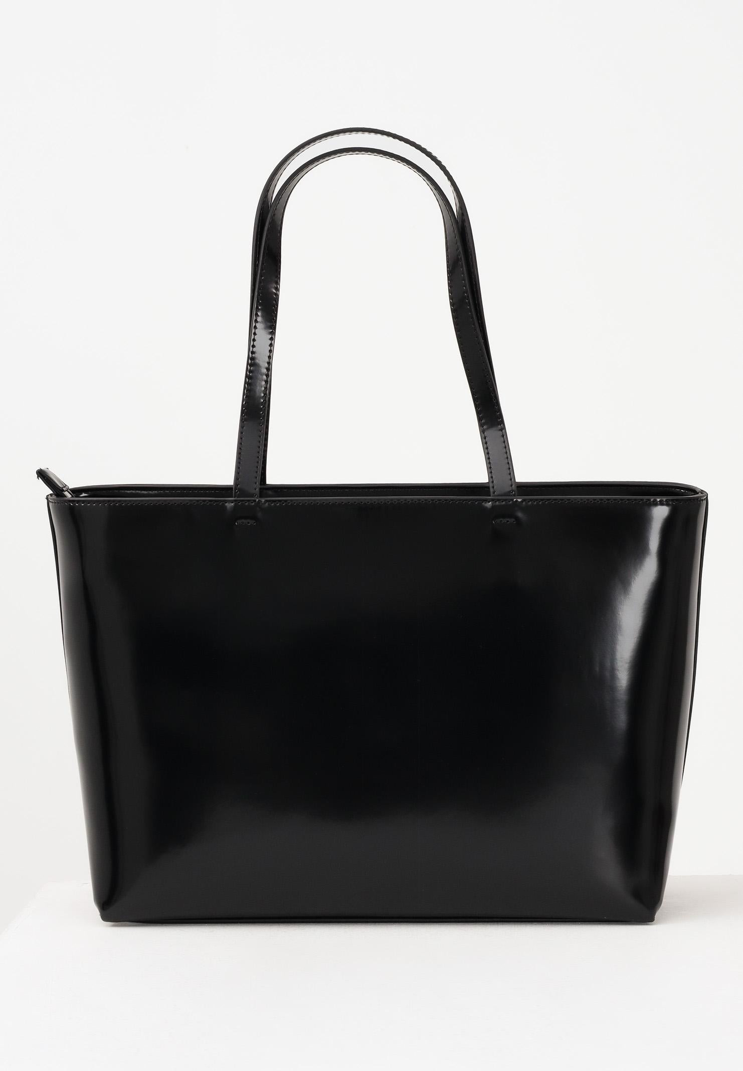 TOMMY JEANS Shopper nera da donna con logo AW0AW18069 BDS TOMMY JEANS