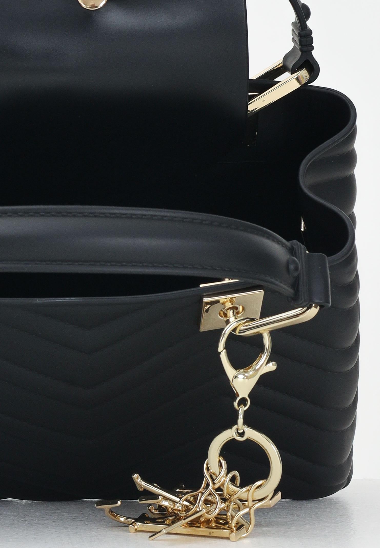 MARC ELLIS Borsa a mano Flat Krissy M nera da donna FLAT-KRISSY-M-WAVE BLLIGO MARC ELLIS