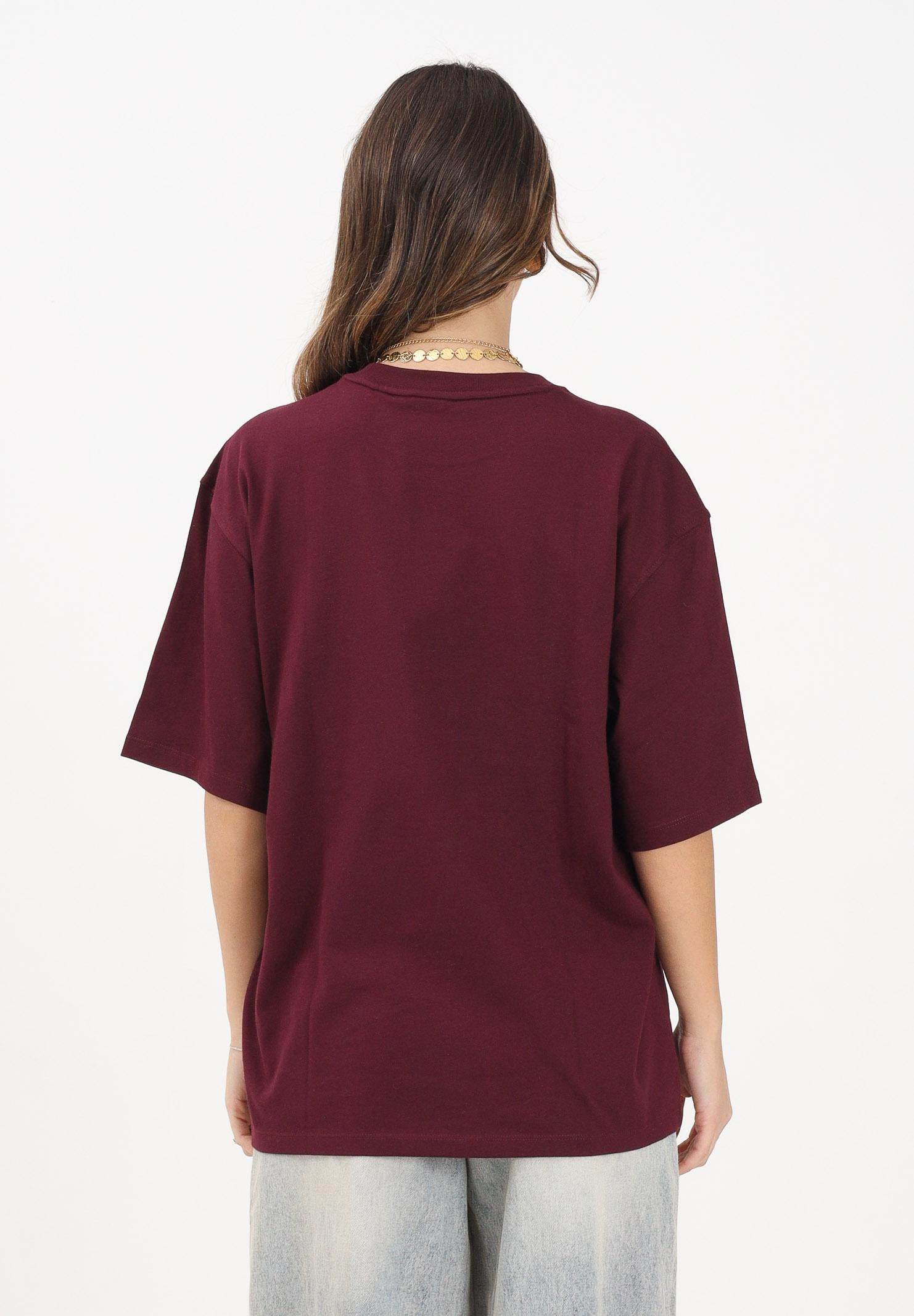 ADIDAS ORIGINALS T-shirt a manica corta BOYFRIEND bordeaux da donna KW1906 ADIDAS ORIGINALS