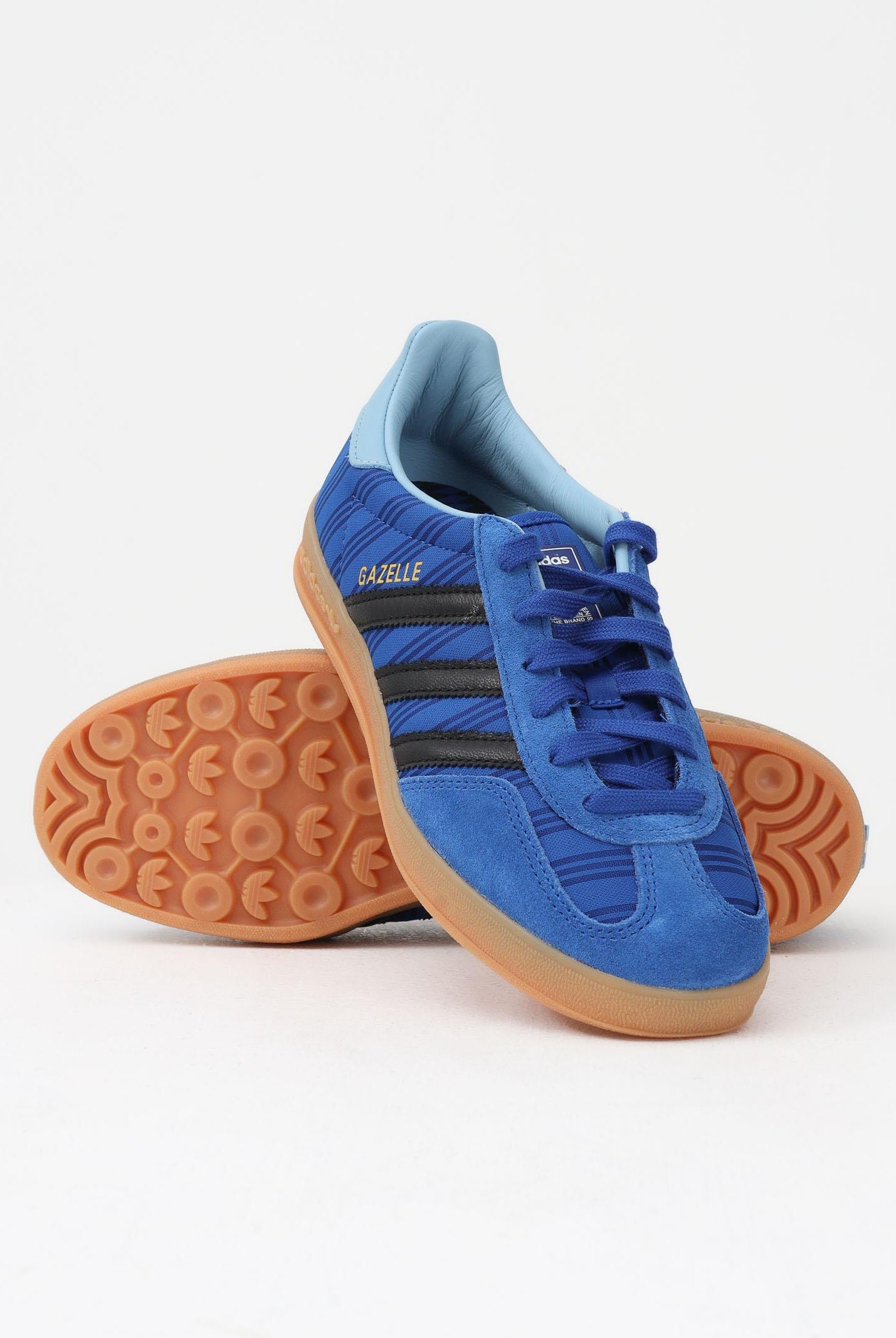 ADIDAS ORIGINALS Sneakers Gazelle Indoor Argentina blu e nere per uomo e donna IH9649 . ADIDAS ORIGINALS