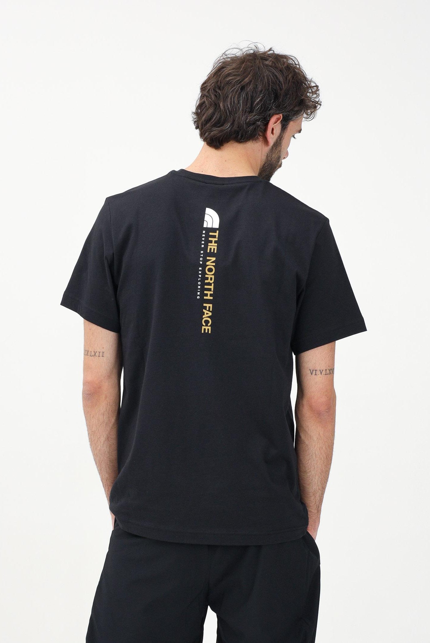 THE NORTH FACE T-shirt a manica corta Vertical nera da uomo NF0A89FPJK31 THE NORTH FACE