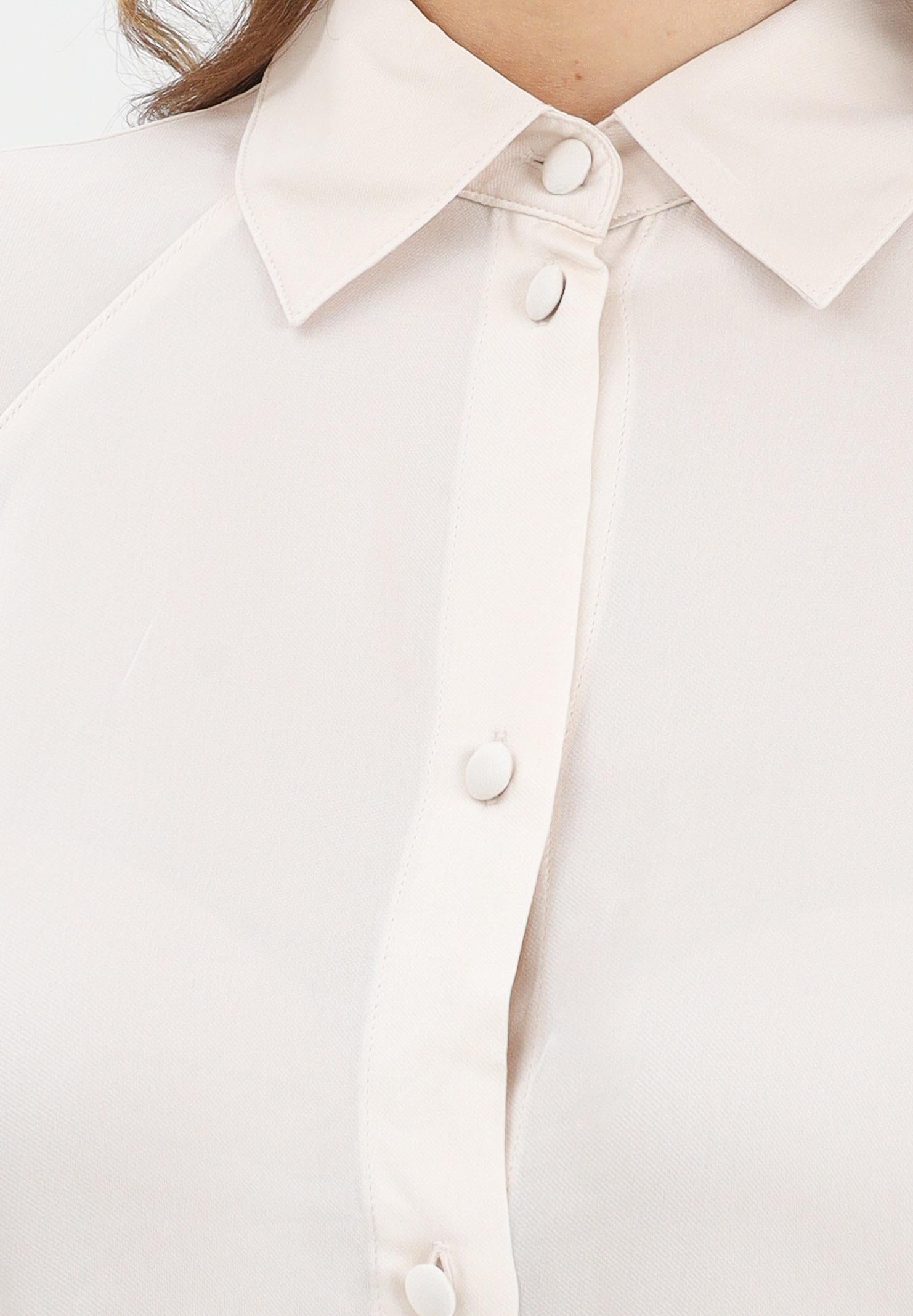 ARMANI EXCHANGE Camicia a manica lunga panna da donna XW000666AF16121 U1003 ARMANI EXCHANGE