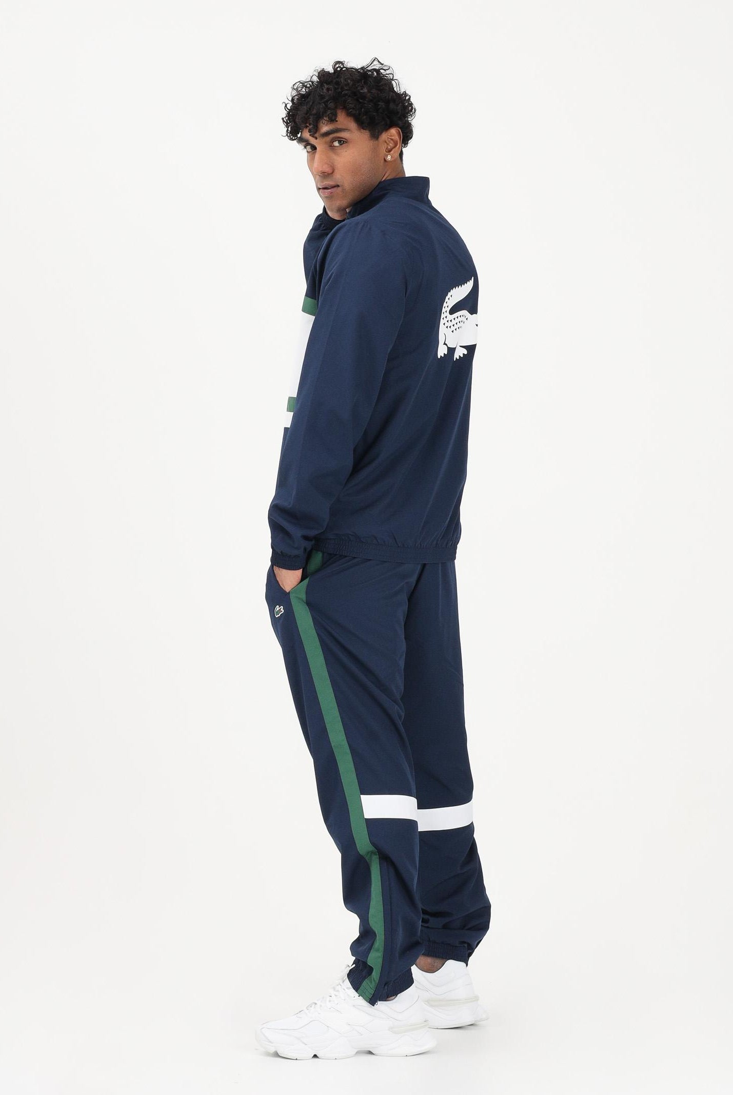 LACOSTE Tuta blu da uomo con stampa WH0226 525 LACOSTE