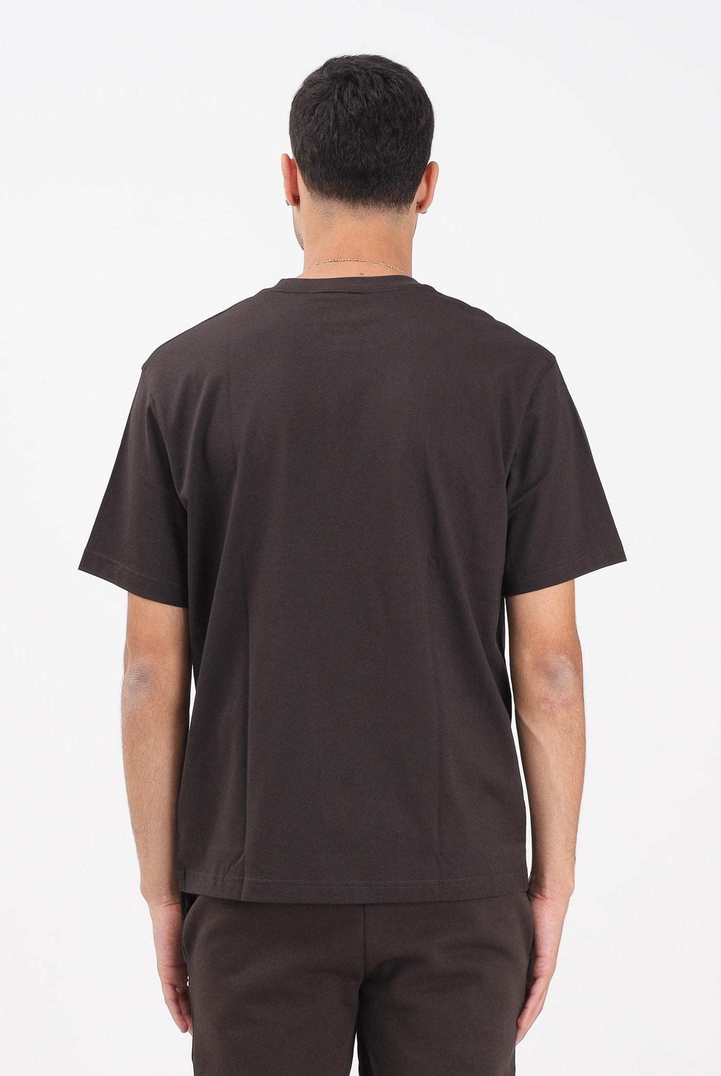 LACOSTE T-shirt a manica corta marrone per uomo e donna TH7318 SKB LACOSTE