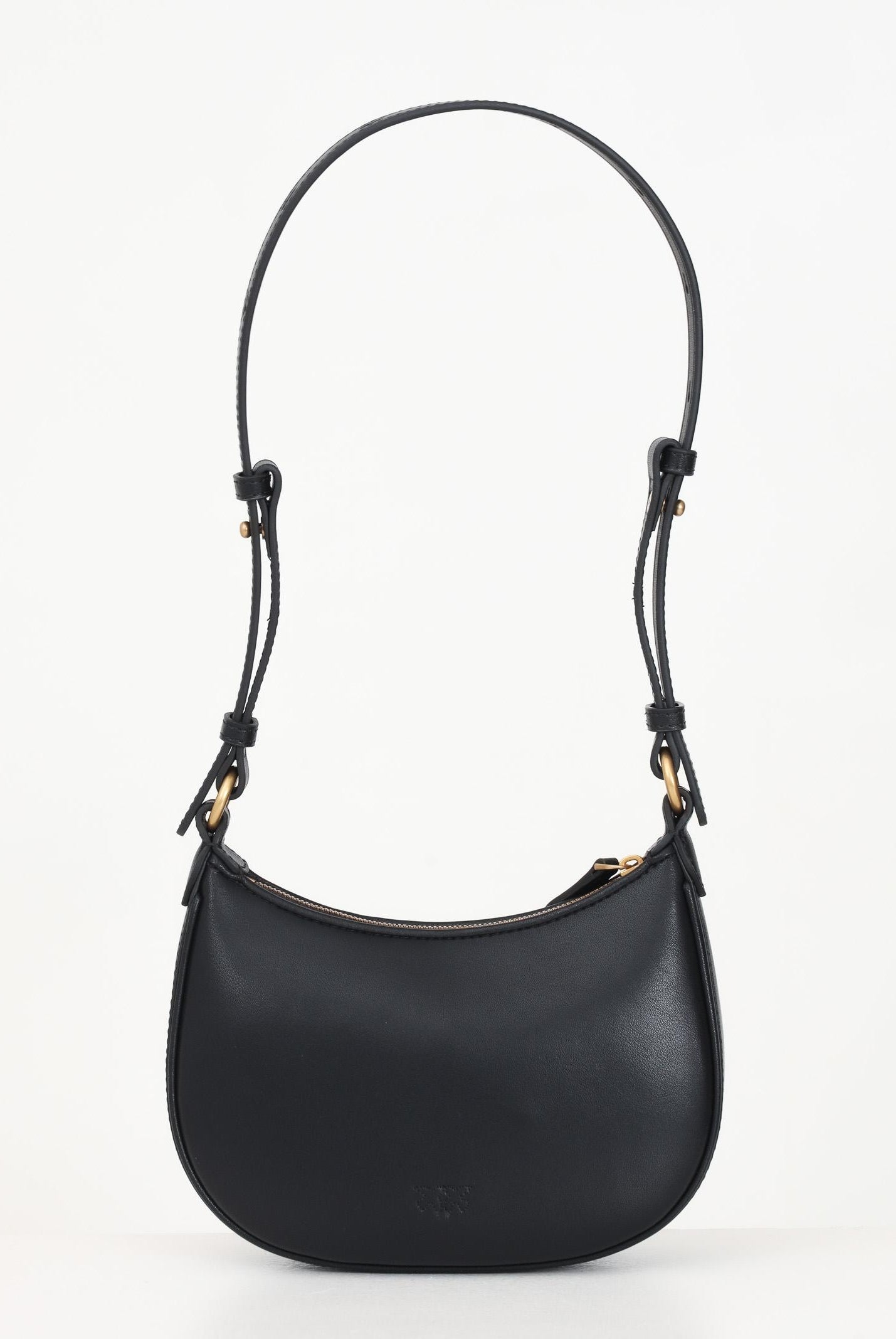 PINKO Borsa a spalla Half Moon nera da donna 103538A0F1 Z99Q PINKO