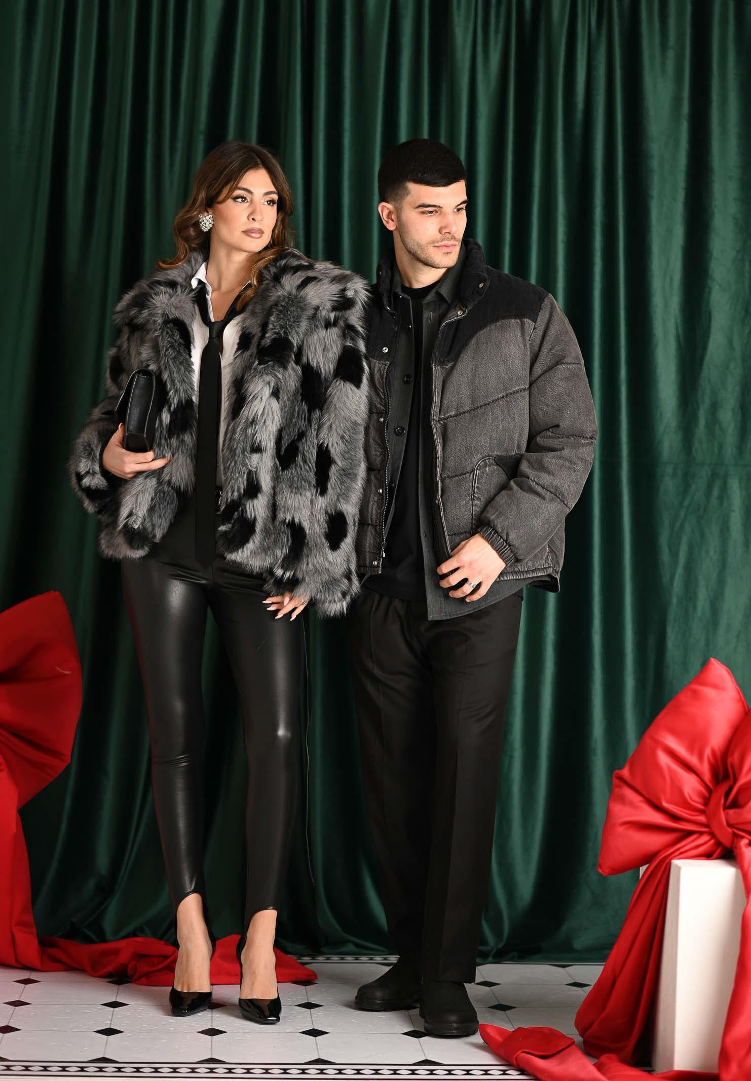 LEVI'S® Piumino Wild West in denim nero da uomo 004EX-0001 . LEVI'S®