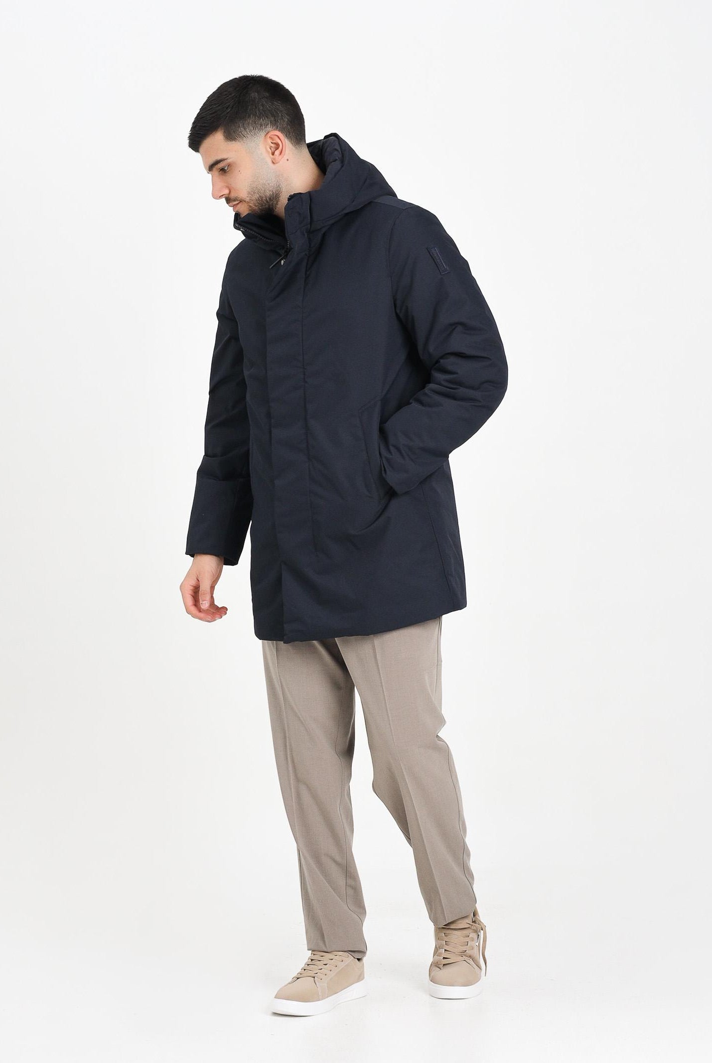 BOMBOOGIE Piumino blu da uomo con imbottitura in Primaloft CM7653ACR5 297 BOMBOOGIE