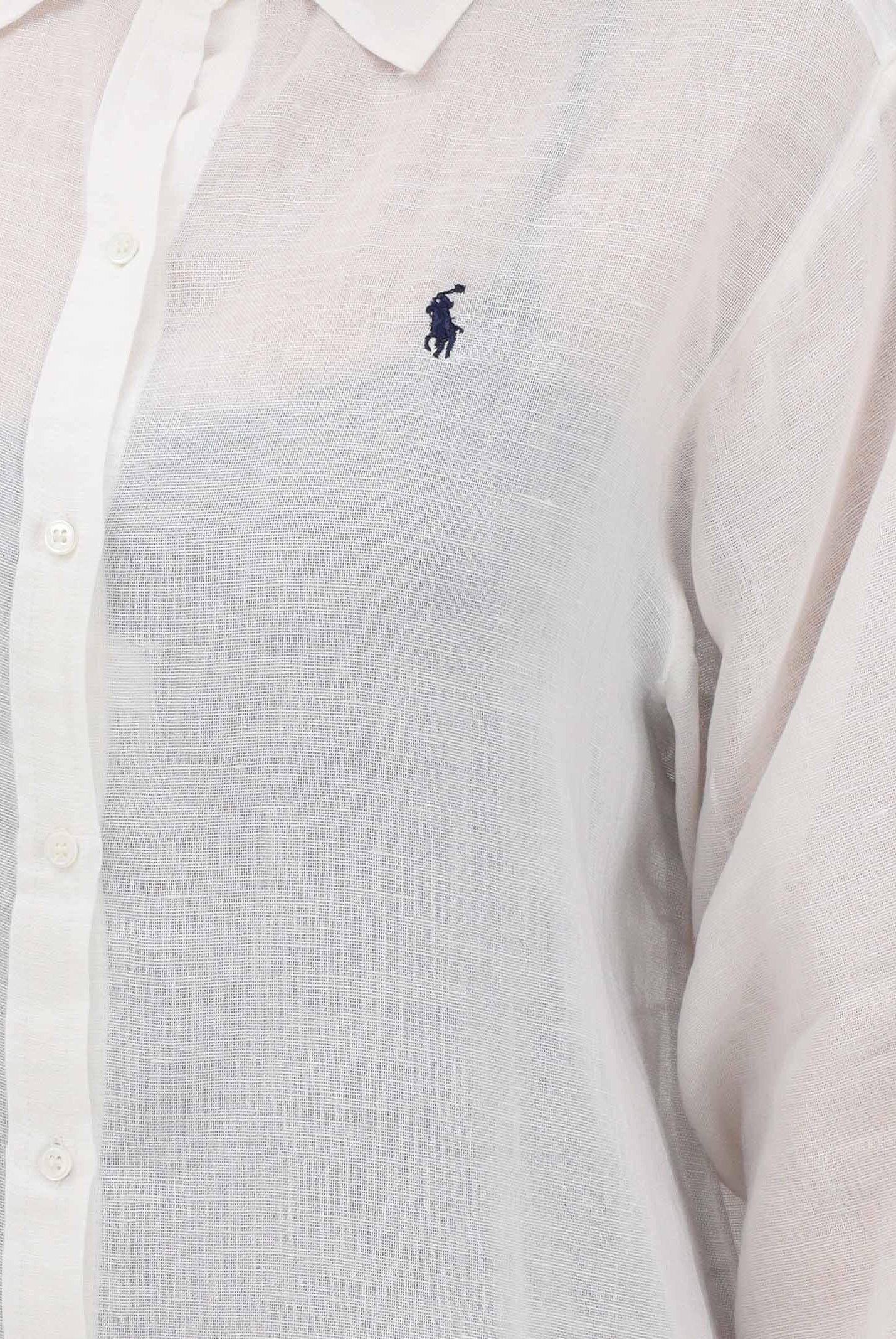 RALPH LAUREN Abito chemisier bianco da donna 21564377 CR RALPH LAUREN