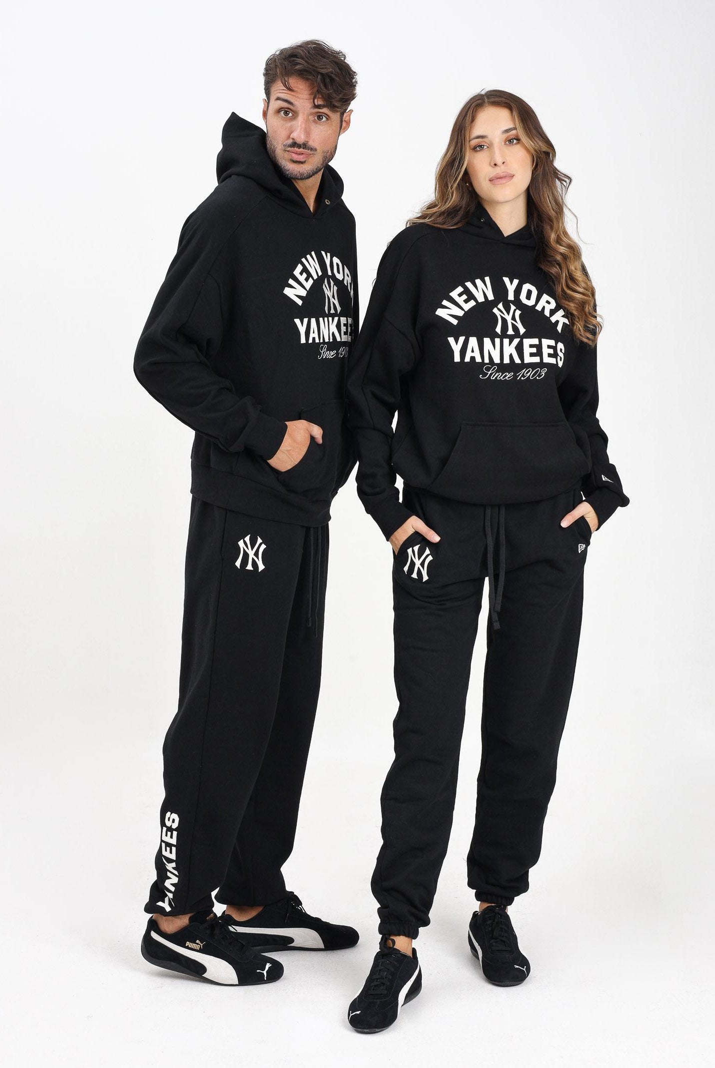 NEW ERA Pantalone sportivo New York Yankees MLB Heritage nero per uomo e donna 60684516 NEW ERA