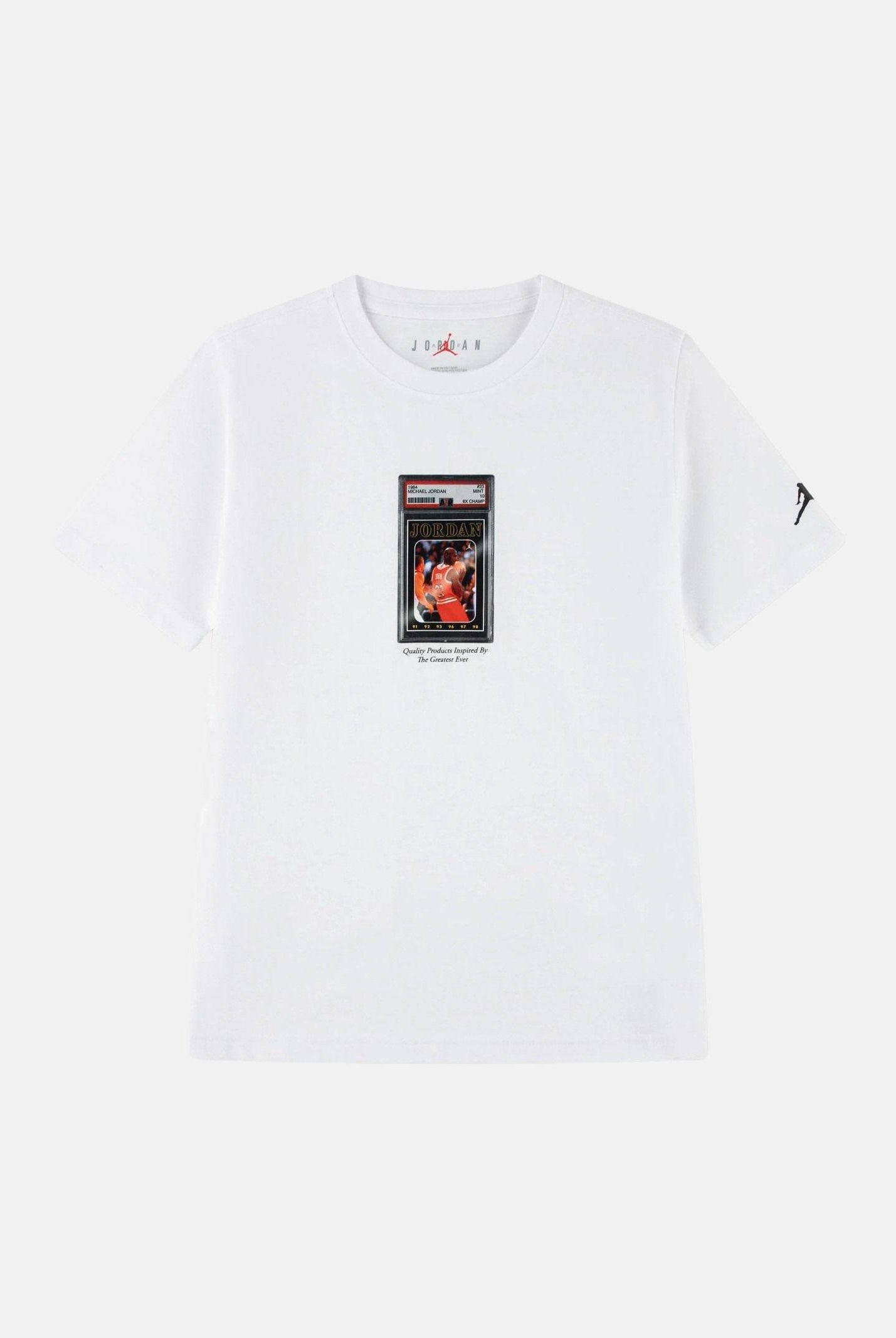 JORDAN T-shirt a manica corta Mint 10 bianca per bambino e bambina 95F856 001 JORDAN