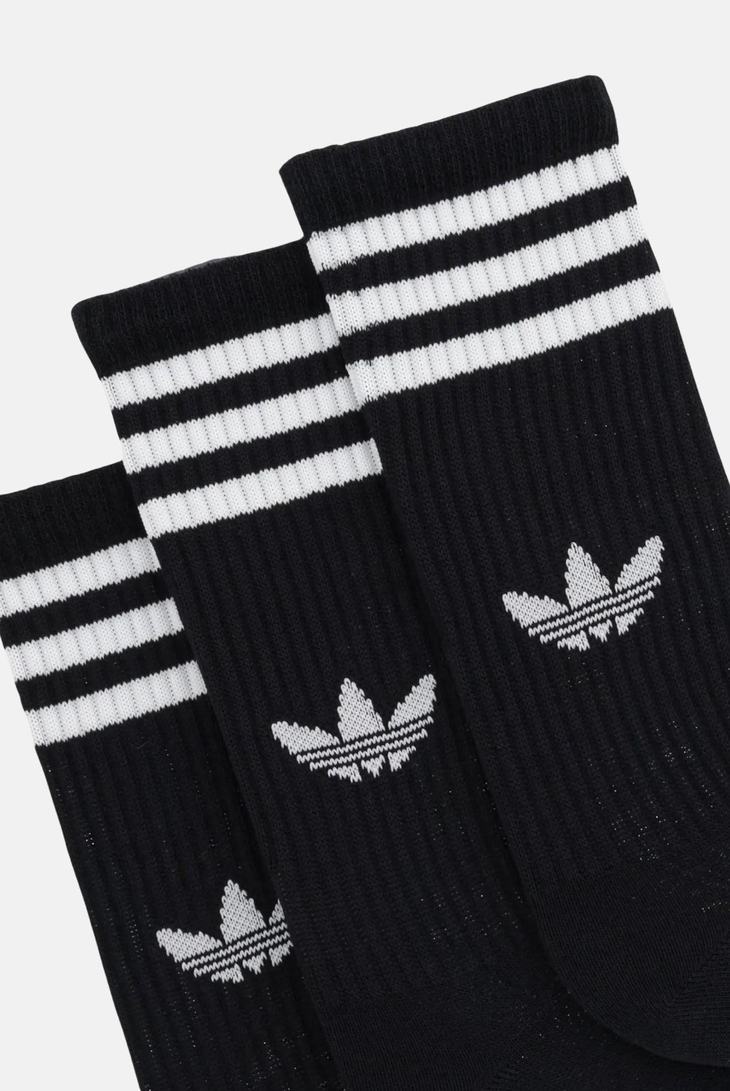 ADIDAS ORIGINALS Calzini con 3 Stripes, 3 paia, neri per uomo e donna JV7402 . ADIDAS ORIGINALS