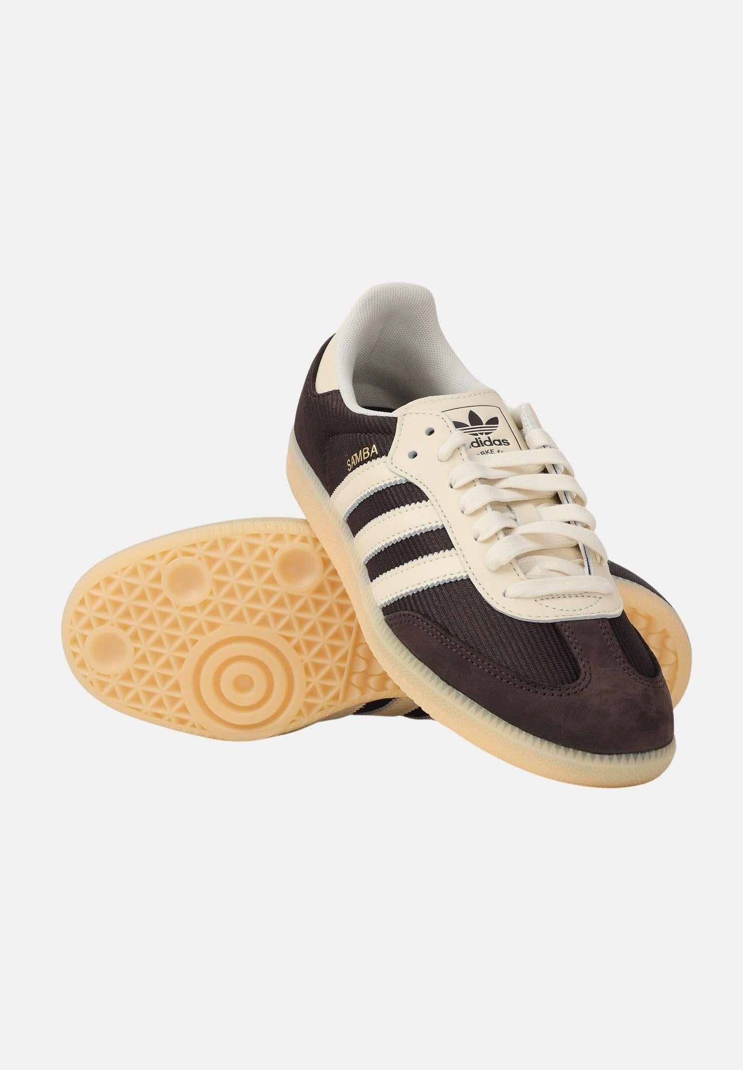 ADIDAS ORIGINALS Sneakers Samba OG marroni e panna per uomo e donna IH6843 . ADIDAS ORIGINALS