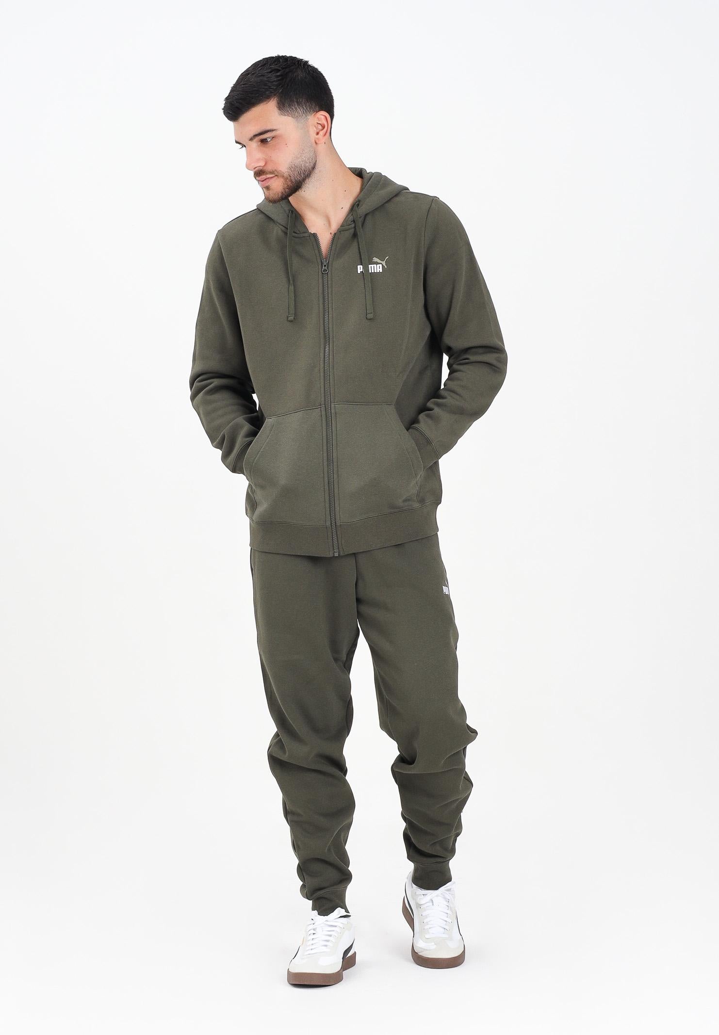 PUMA Pantalone sportivo Essentials con logo N. 1 verde oliva da uomo 684713 70 PUMA