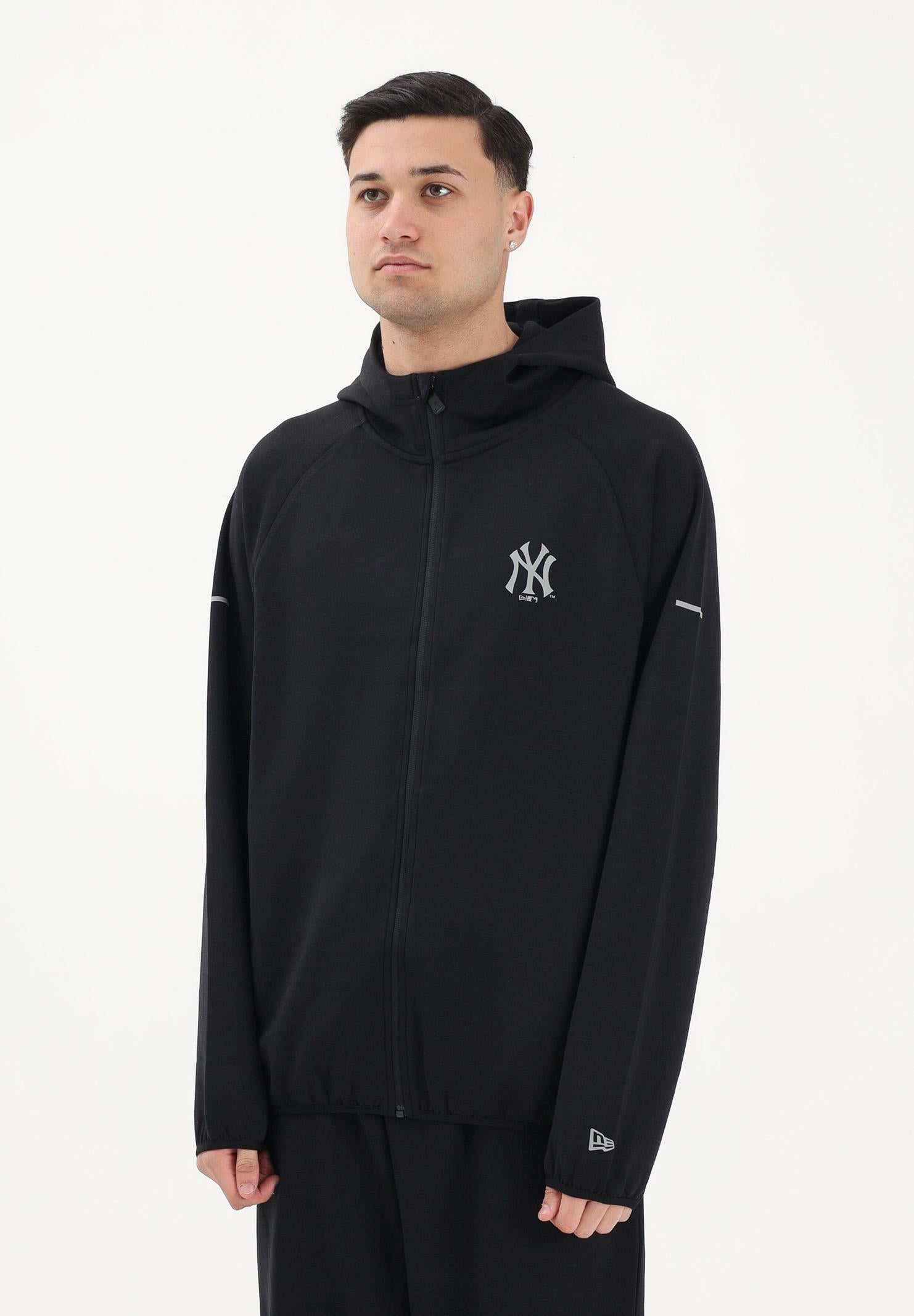 NEW ERA Felpa con zip New York Yankees MLB nera da uomo 60771655 . NEW ERA