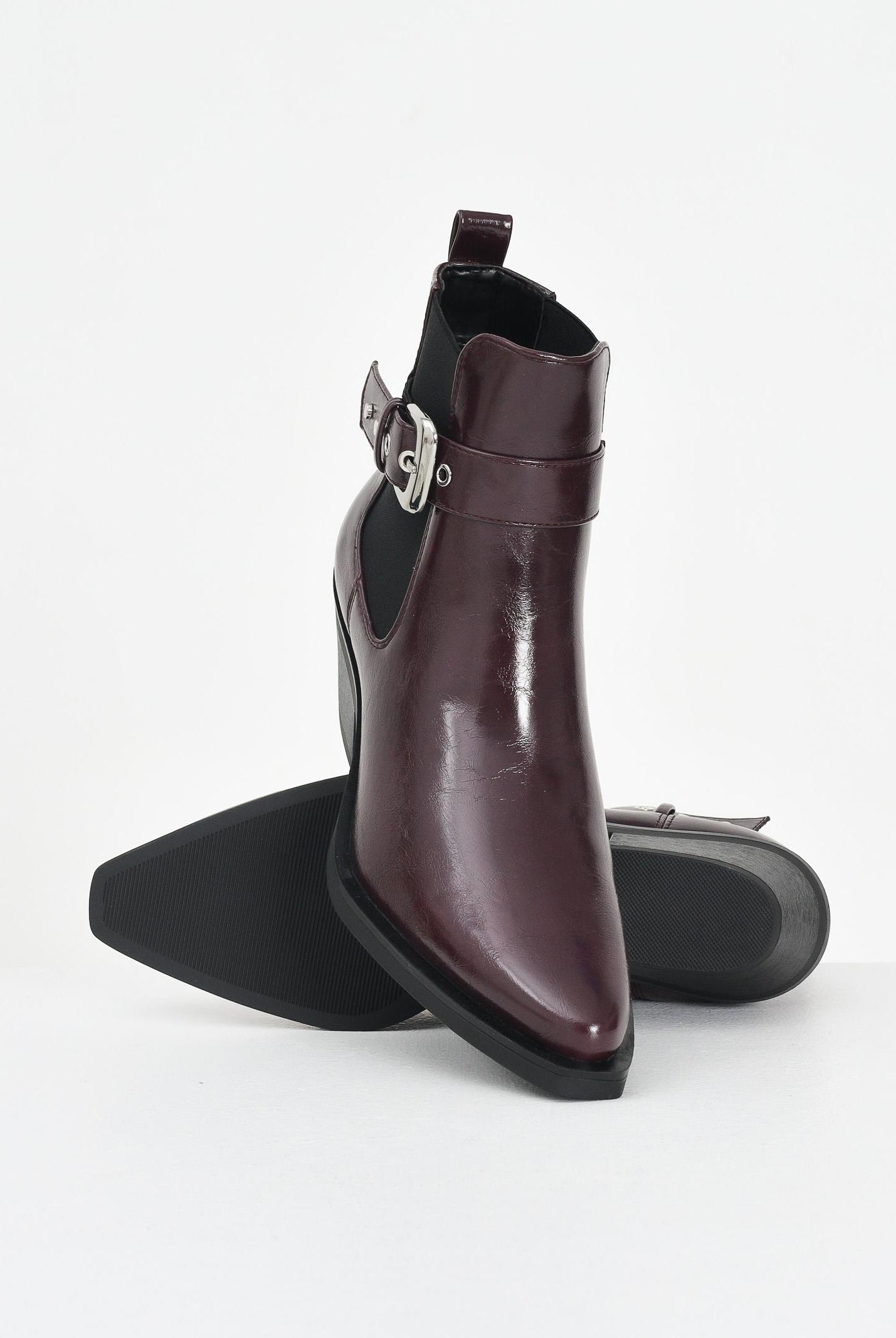 ONLY Stivaletti bordeaux da donna 15356360 Burgundy ONLY